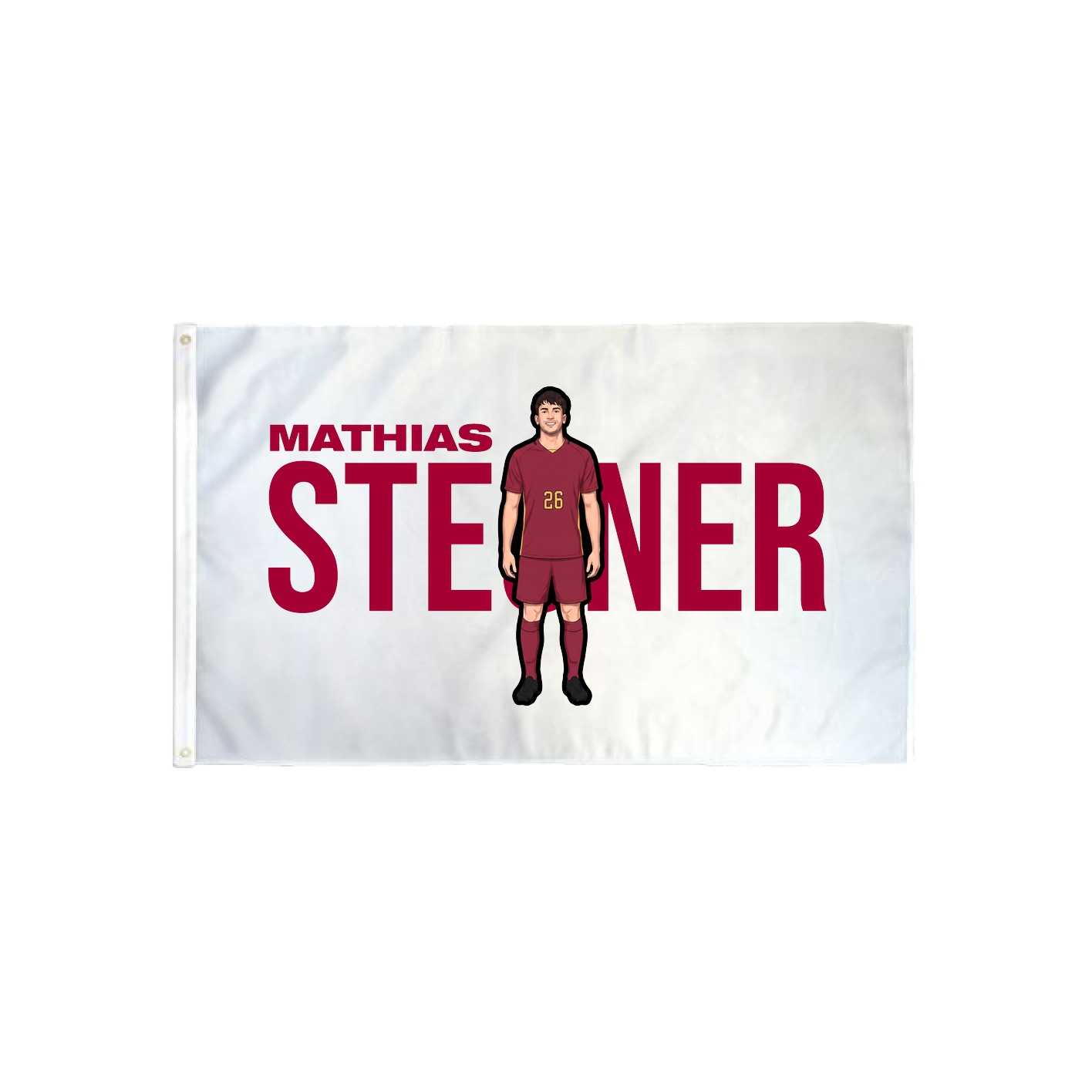 3x5 Flag — Player Name in Classic