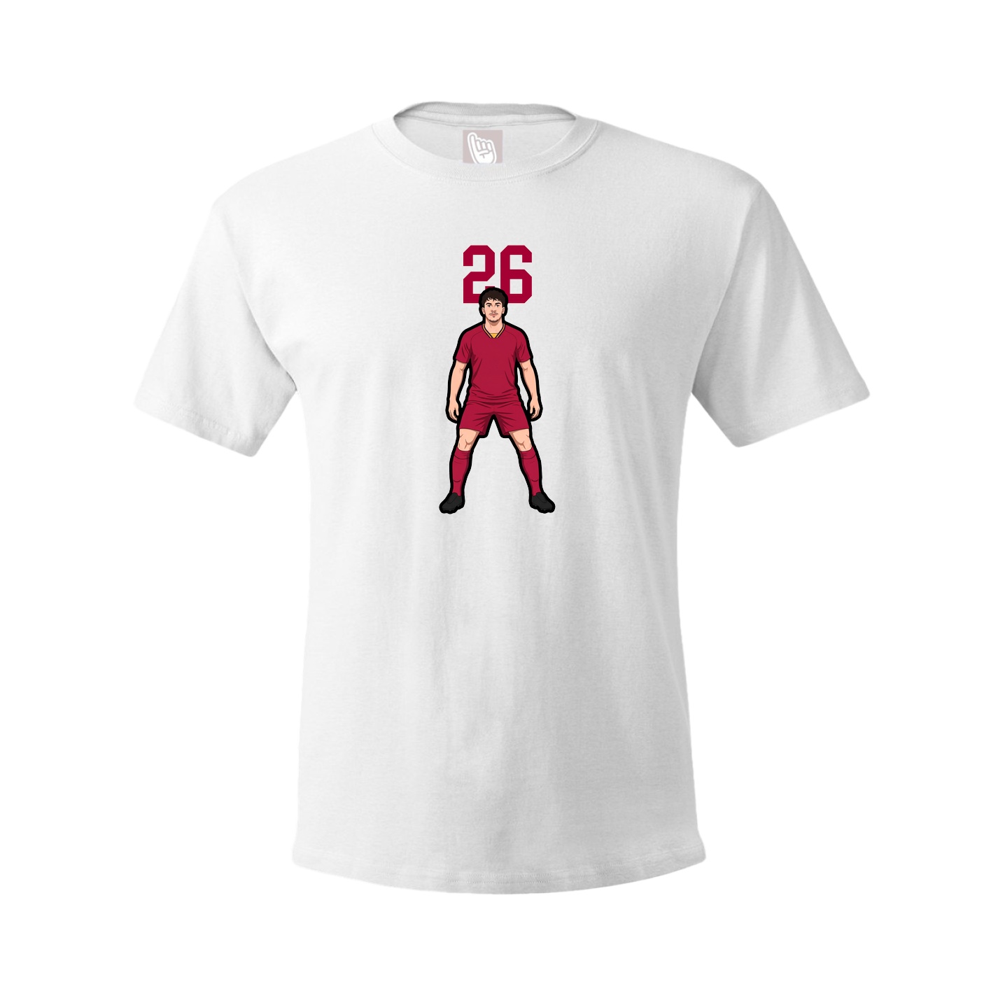 Tee — Number Top in White