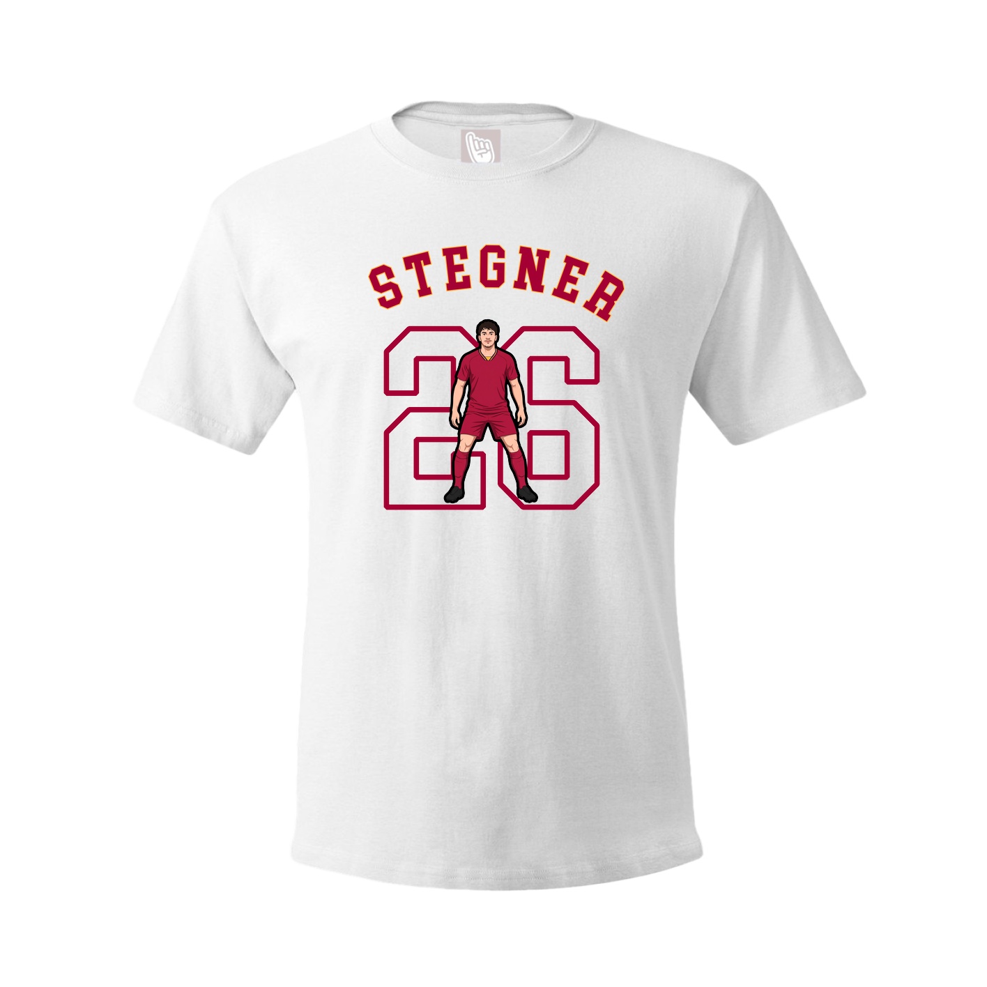 Youth Tee — Shirsey Arch in White