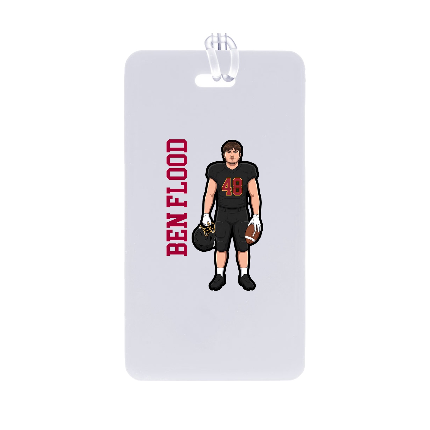 Bag Tag — Name Vertical in Classic