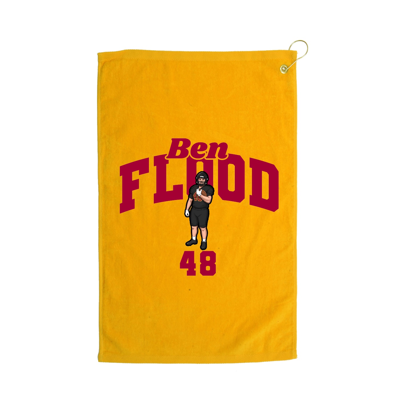 Golf Towel — Signature Arch in Gold