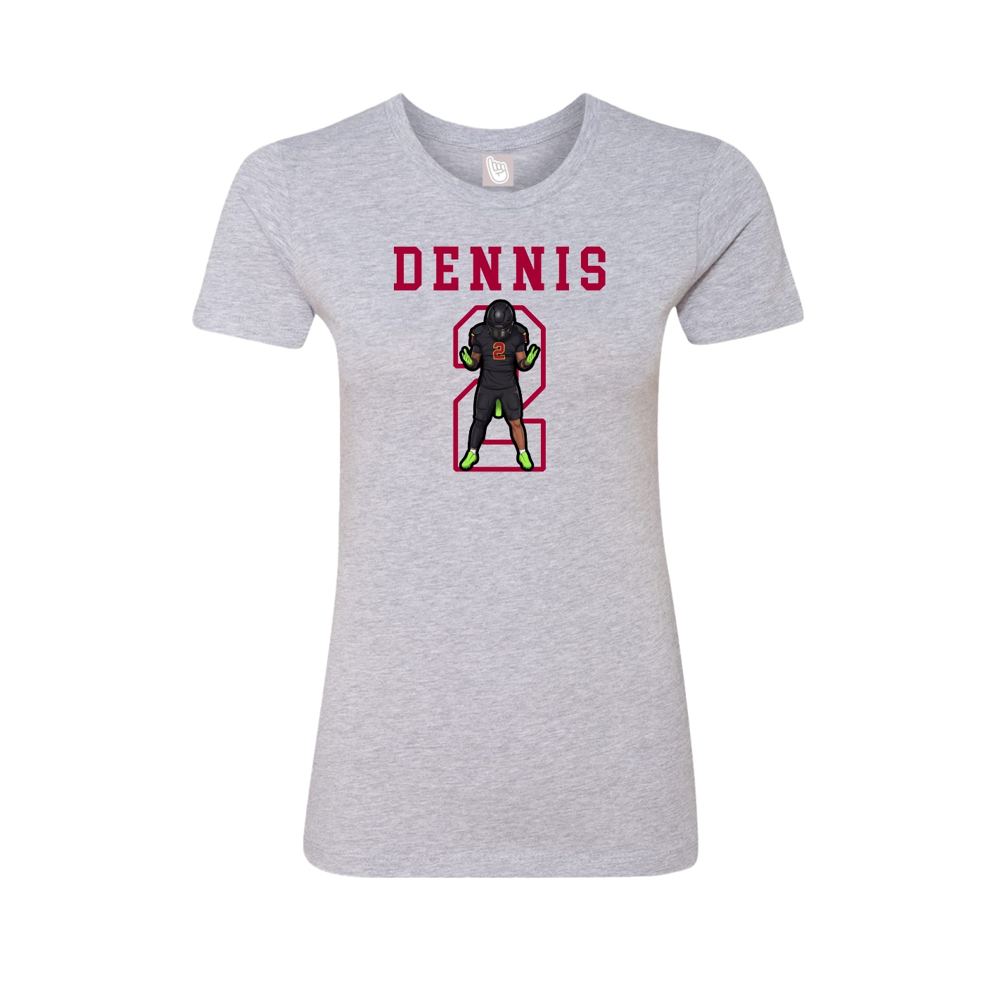 Fitted Women's Tee — Shirsey in Grey