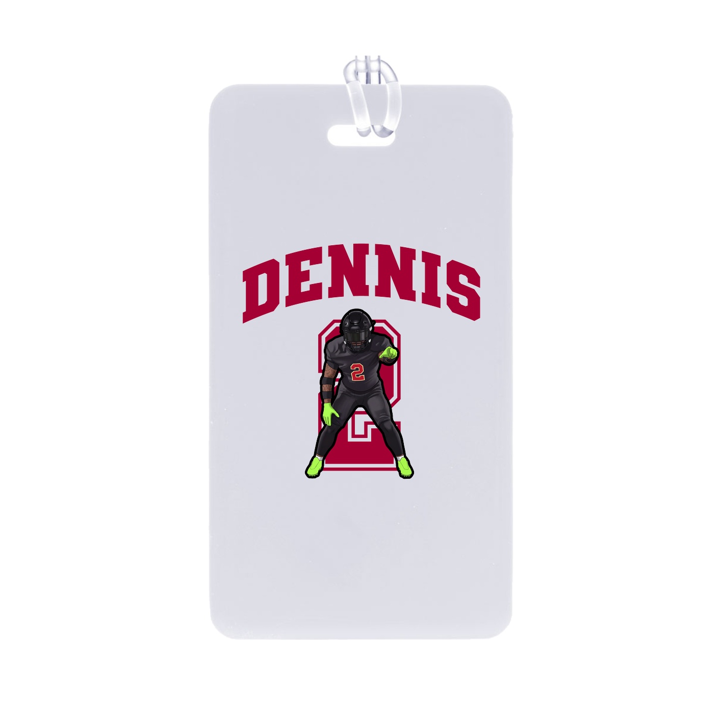 Bag Tag — Number in Classic