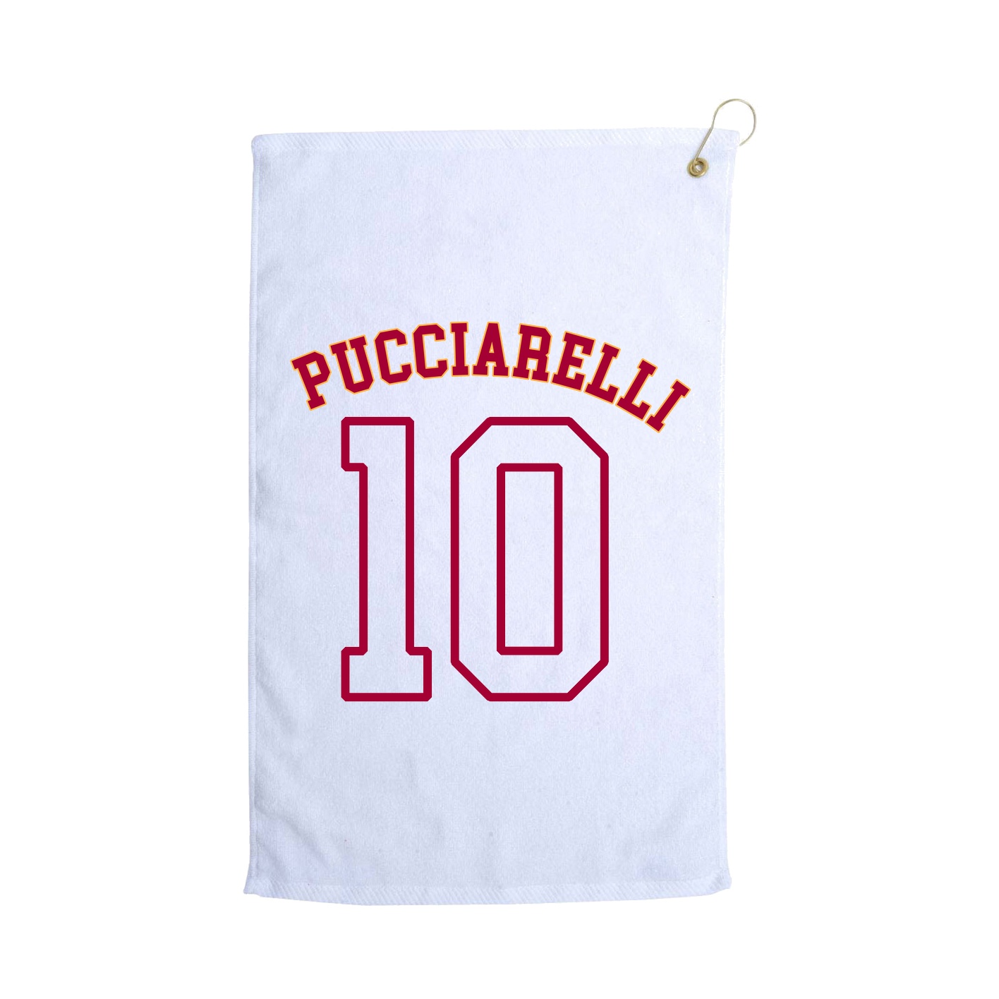 Golf Towel — Shirsey Arch in White