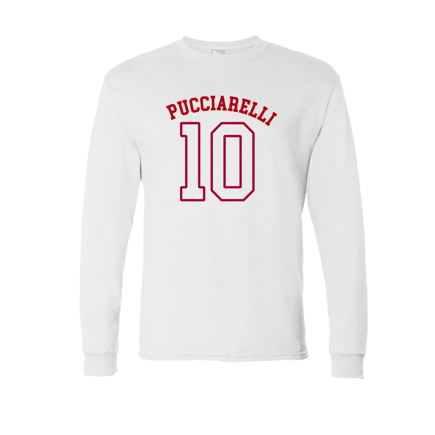 Long Sleeve Tee — Shirsey Arch in White