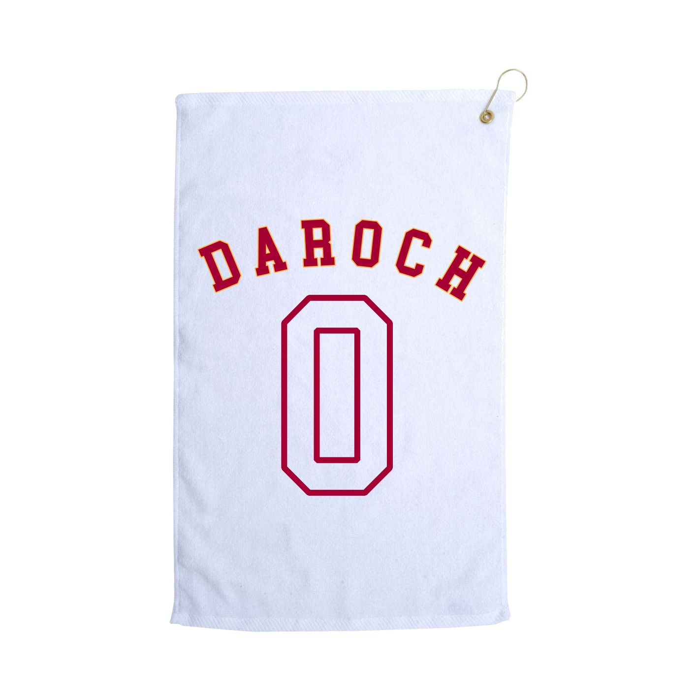 Golf Towel — Shirsey Arch in White