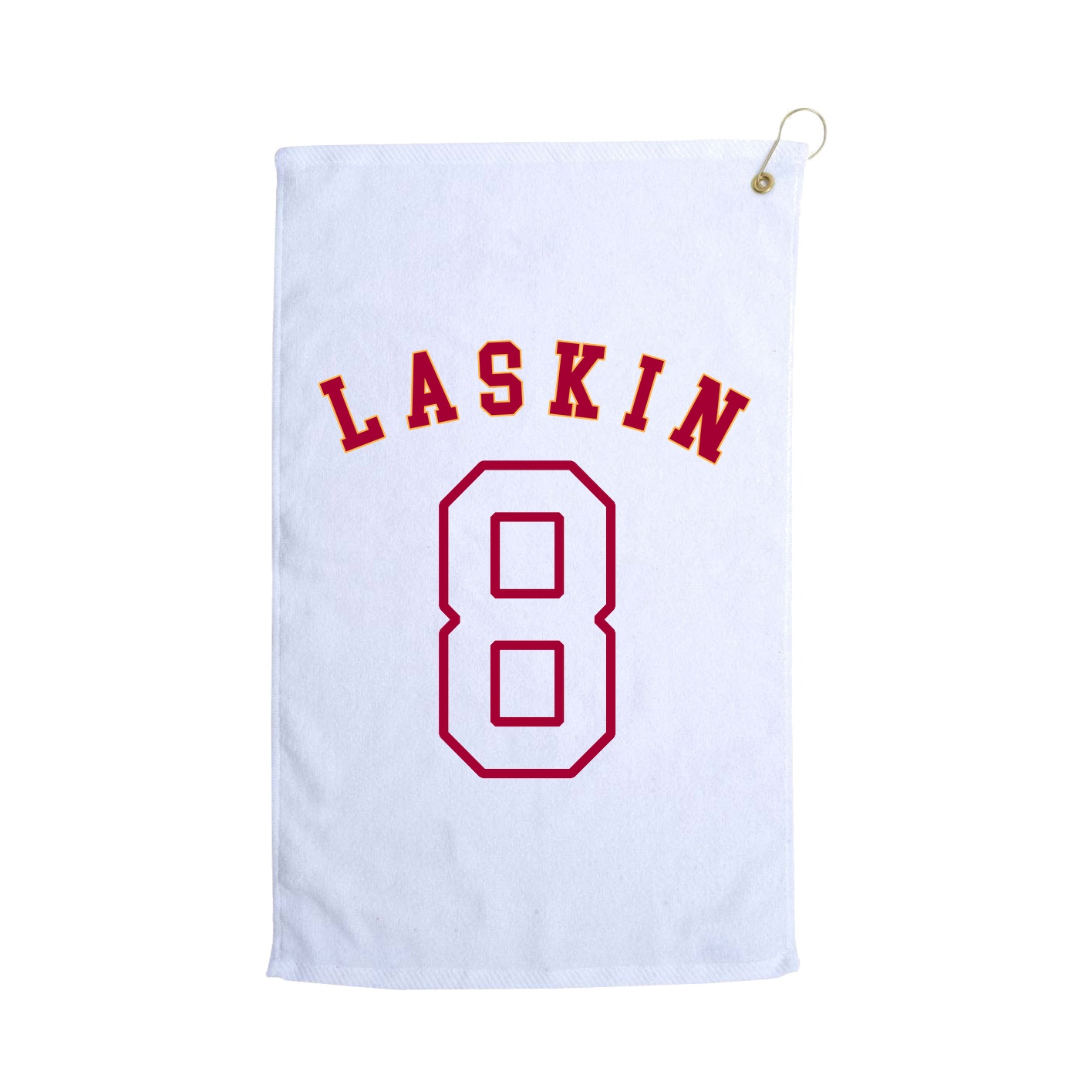 Golf Towel — Shirsey Arch in White