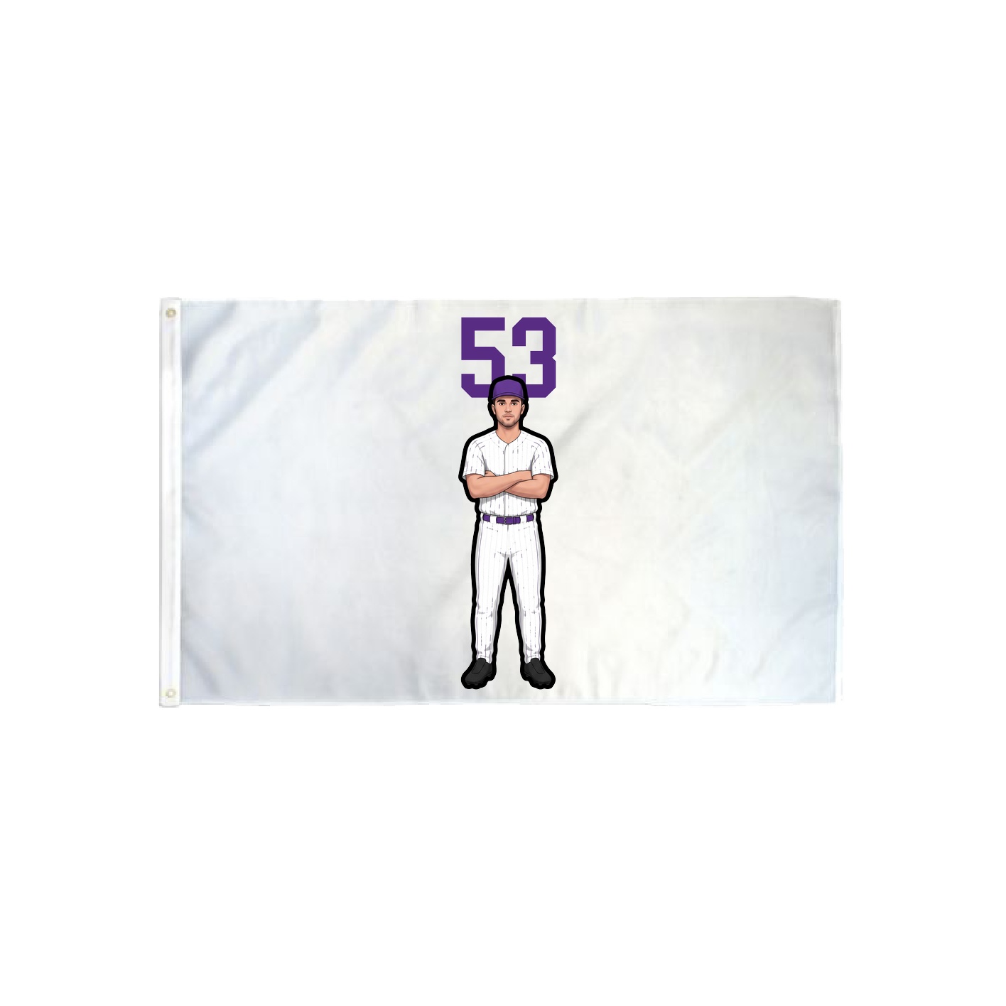 3x5 Flag — Number Top in Classic