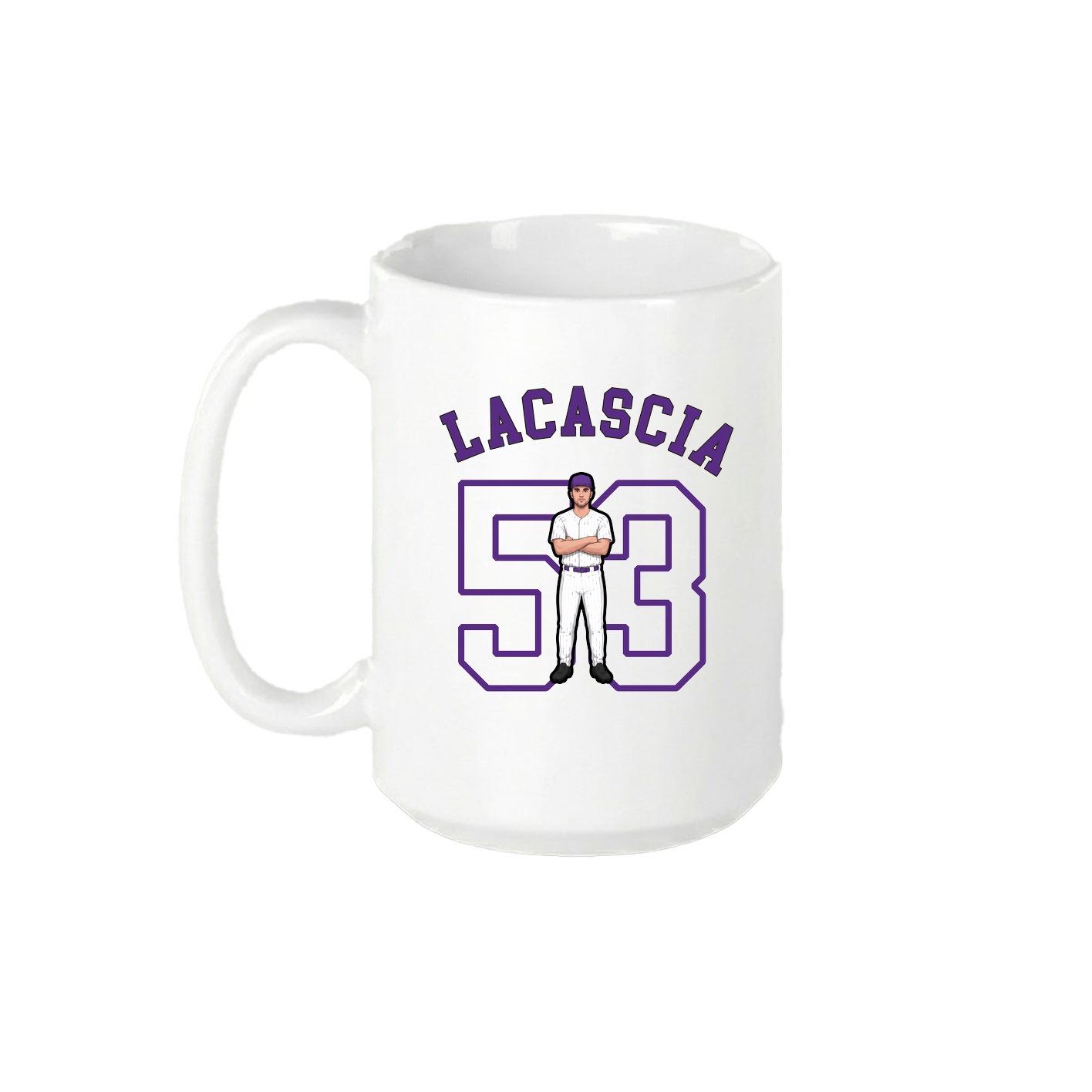 15oz Coffee Mug — Shirsey Arch in White