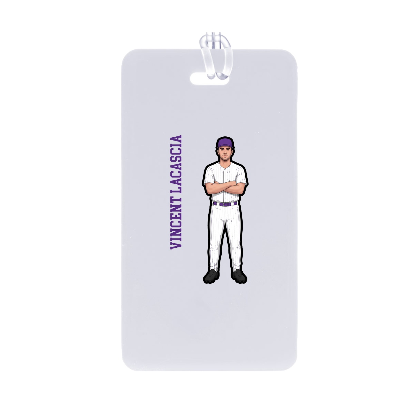 Bag Tag — Name Vertical in Classic