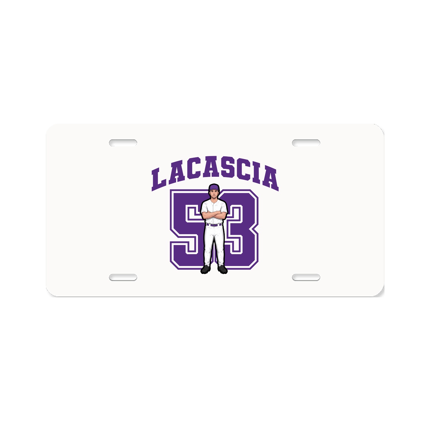 License Plate — Number in Classic