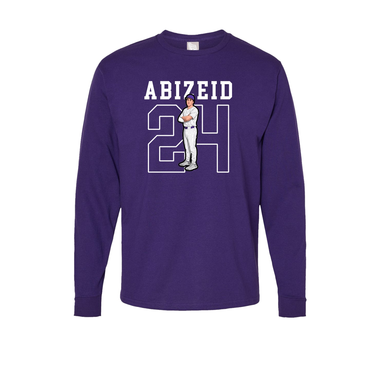 Long Sleeve Tee — Shirsey in Purple