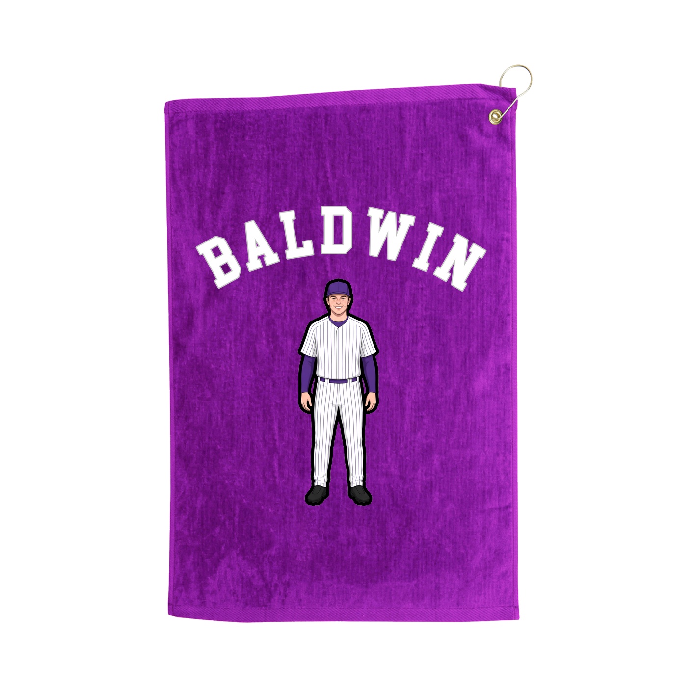 Golf Towel — Shirsey Arch in Purple