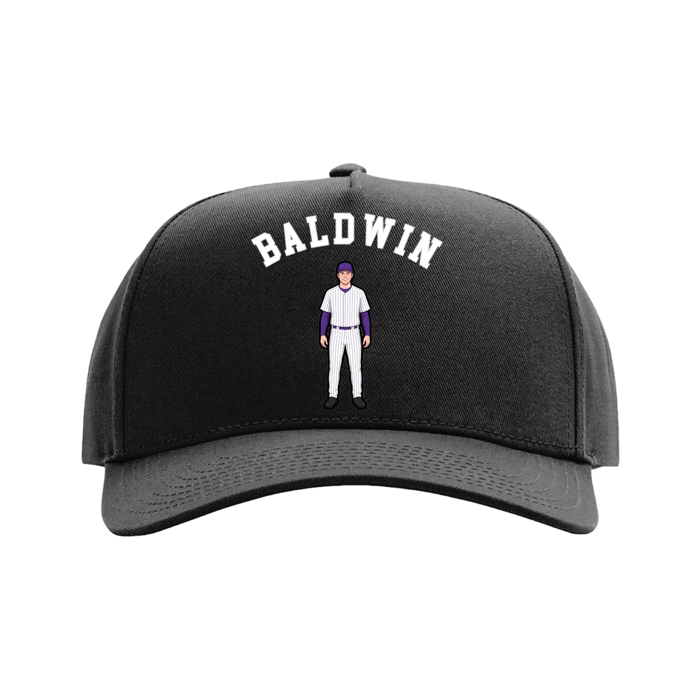 Full Fabric Five-Panel Champ Cap