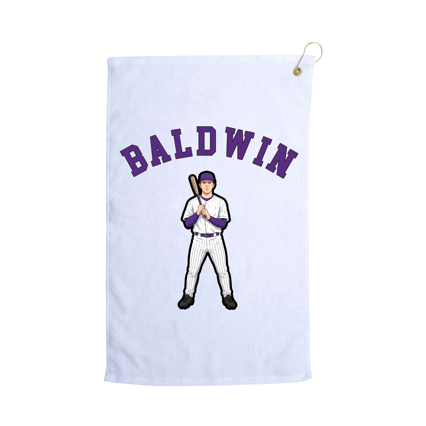 Golf Towel — Shirsey Arch in White