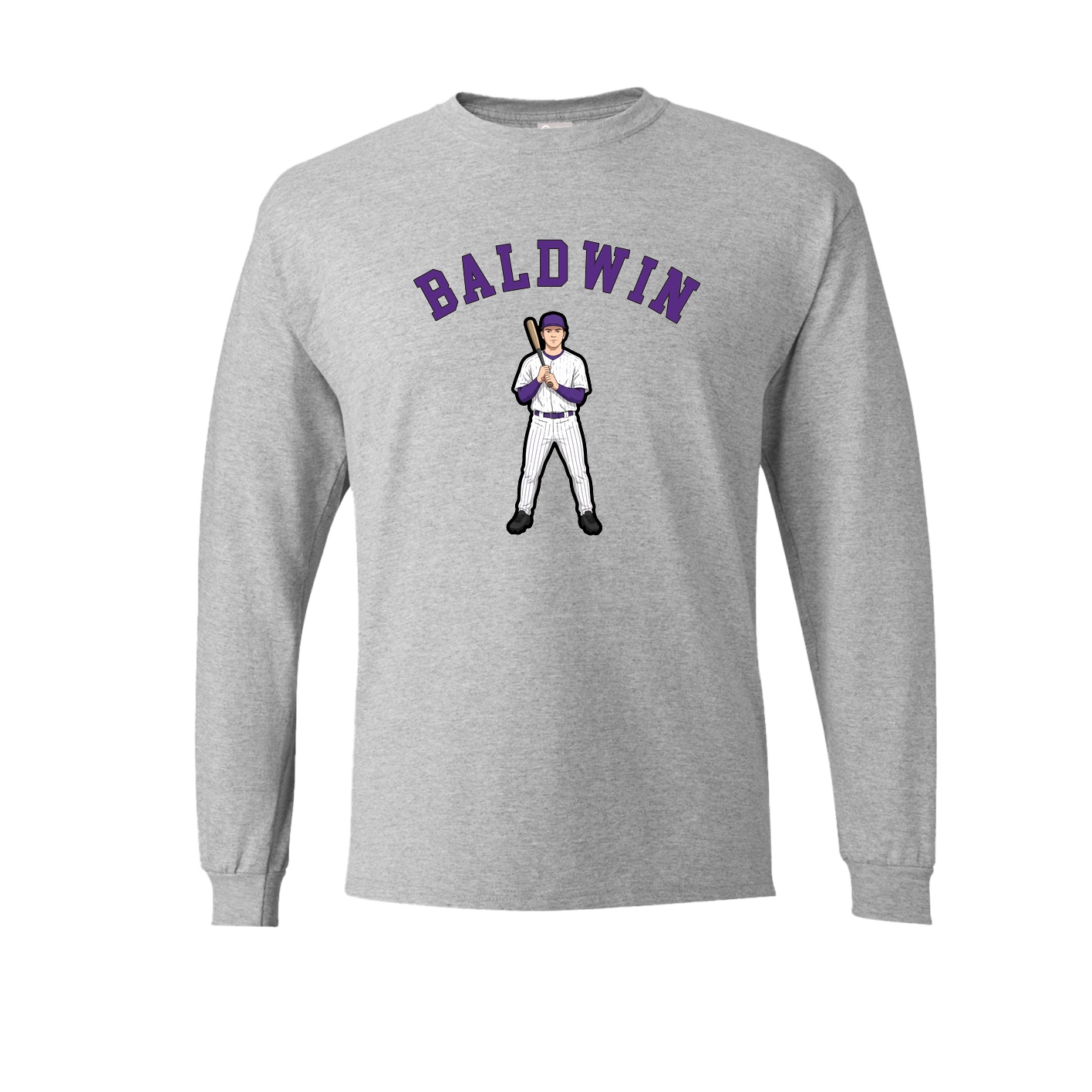 Long Sleeve Tee — Shirsey Arch in Grey