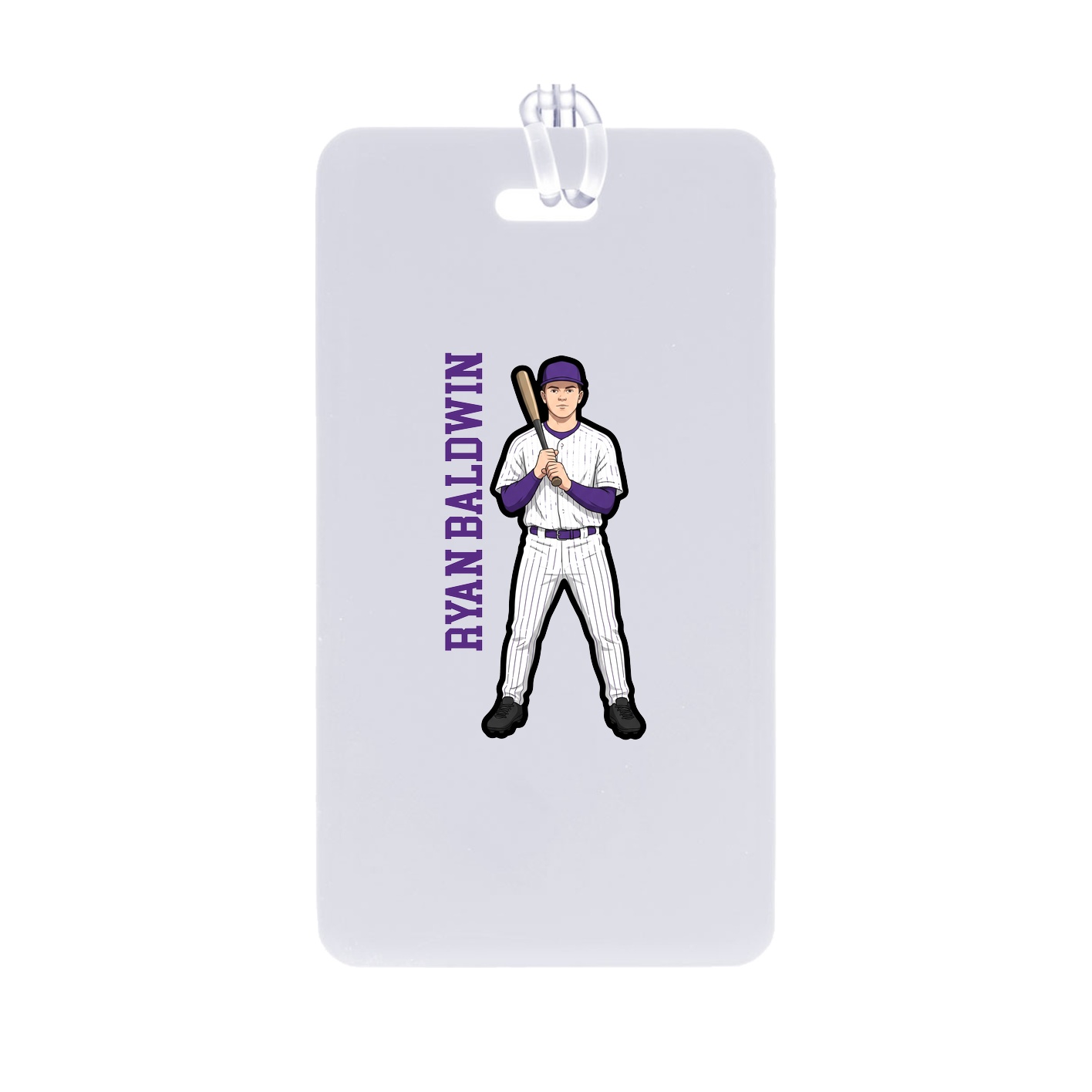Bag Tag — Name Vertical in Classic