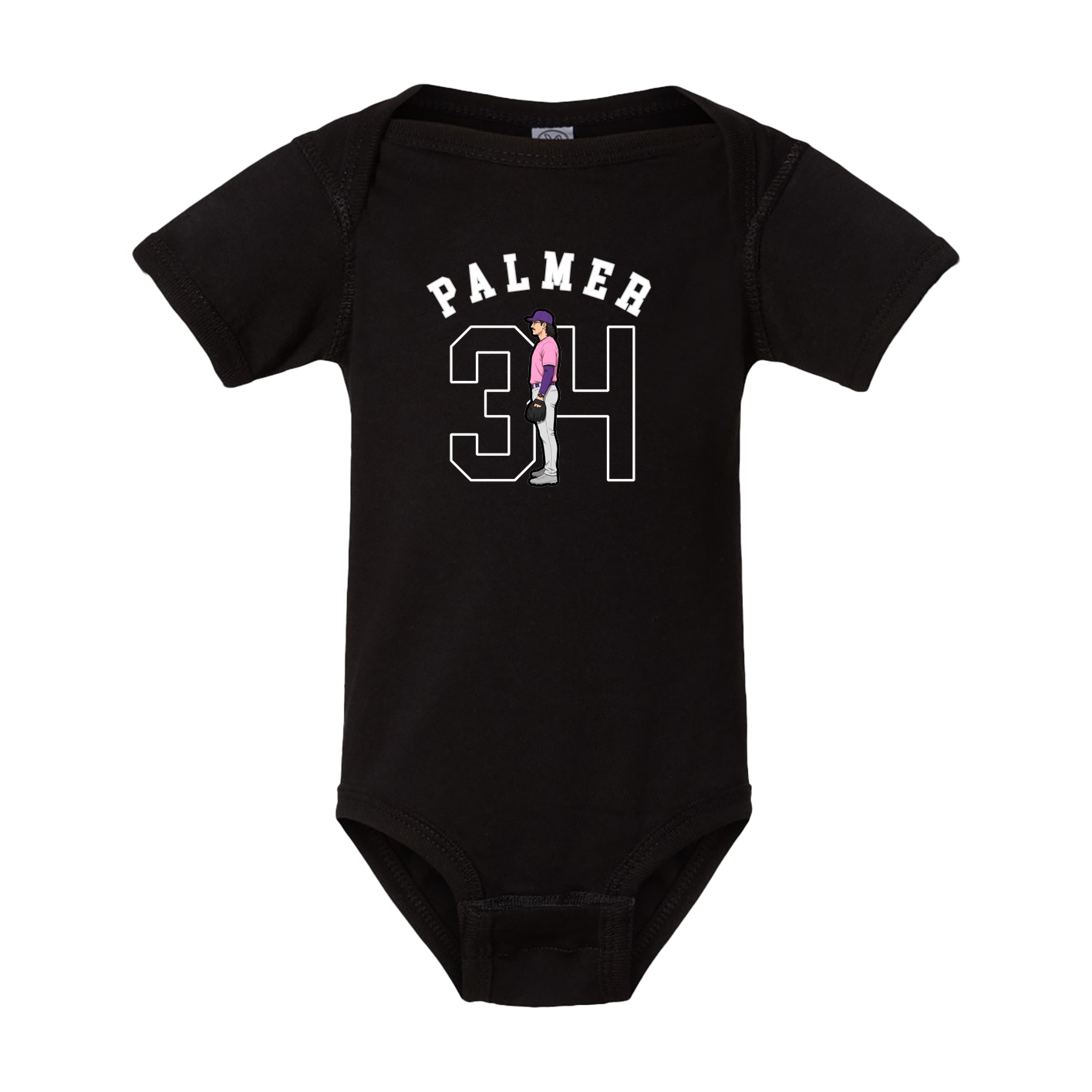 Baby Onesie — Shirsey Arch in Black