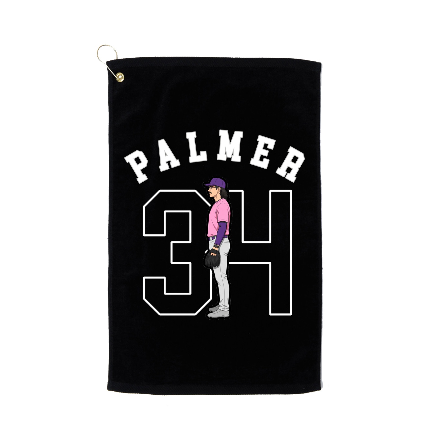Golf Towel — Shirsey Arch in Black