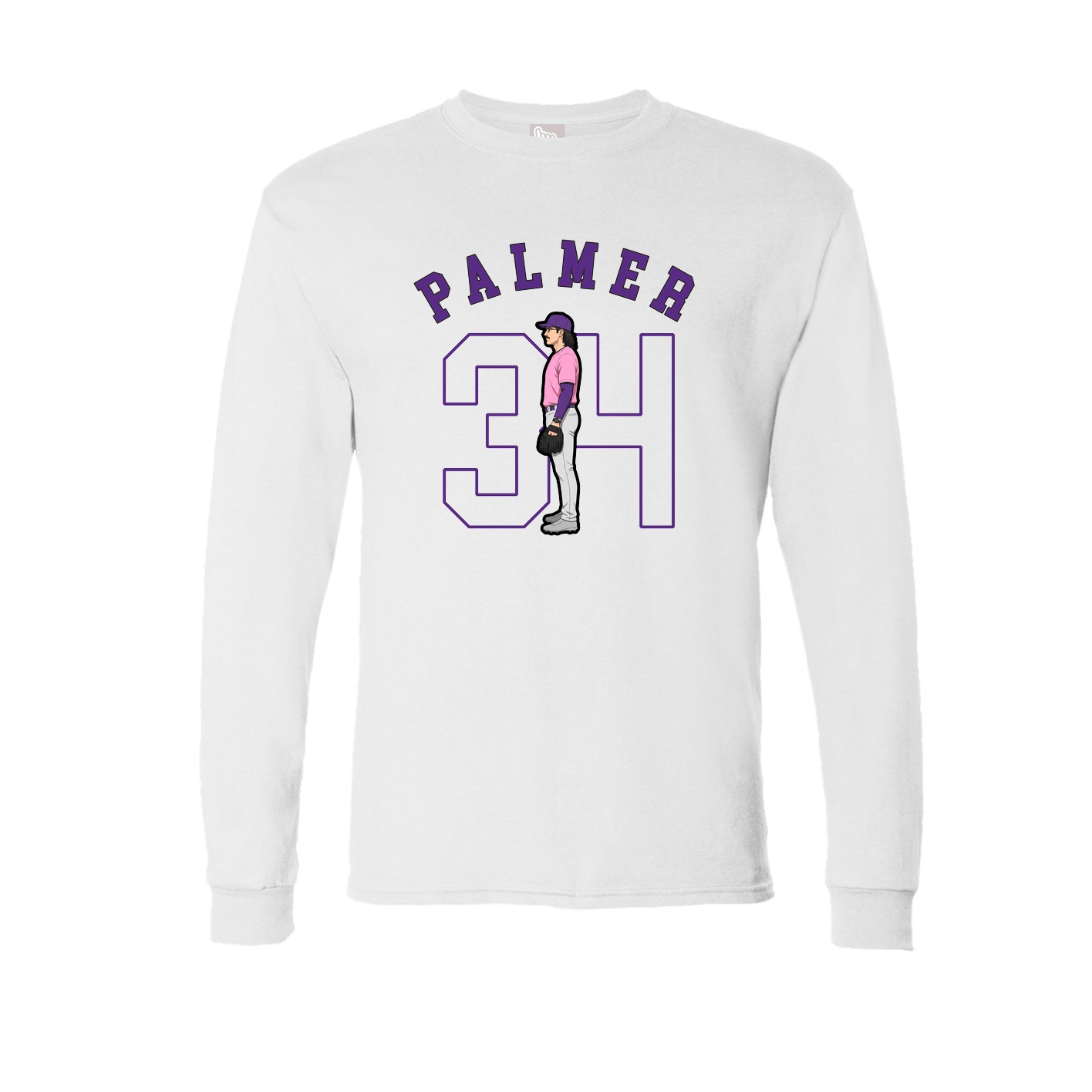 Long Sleeve Tee — Shirsey Arch in White