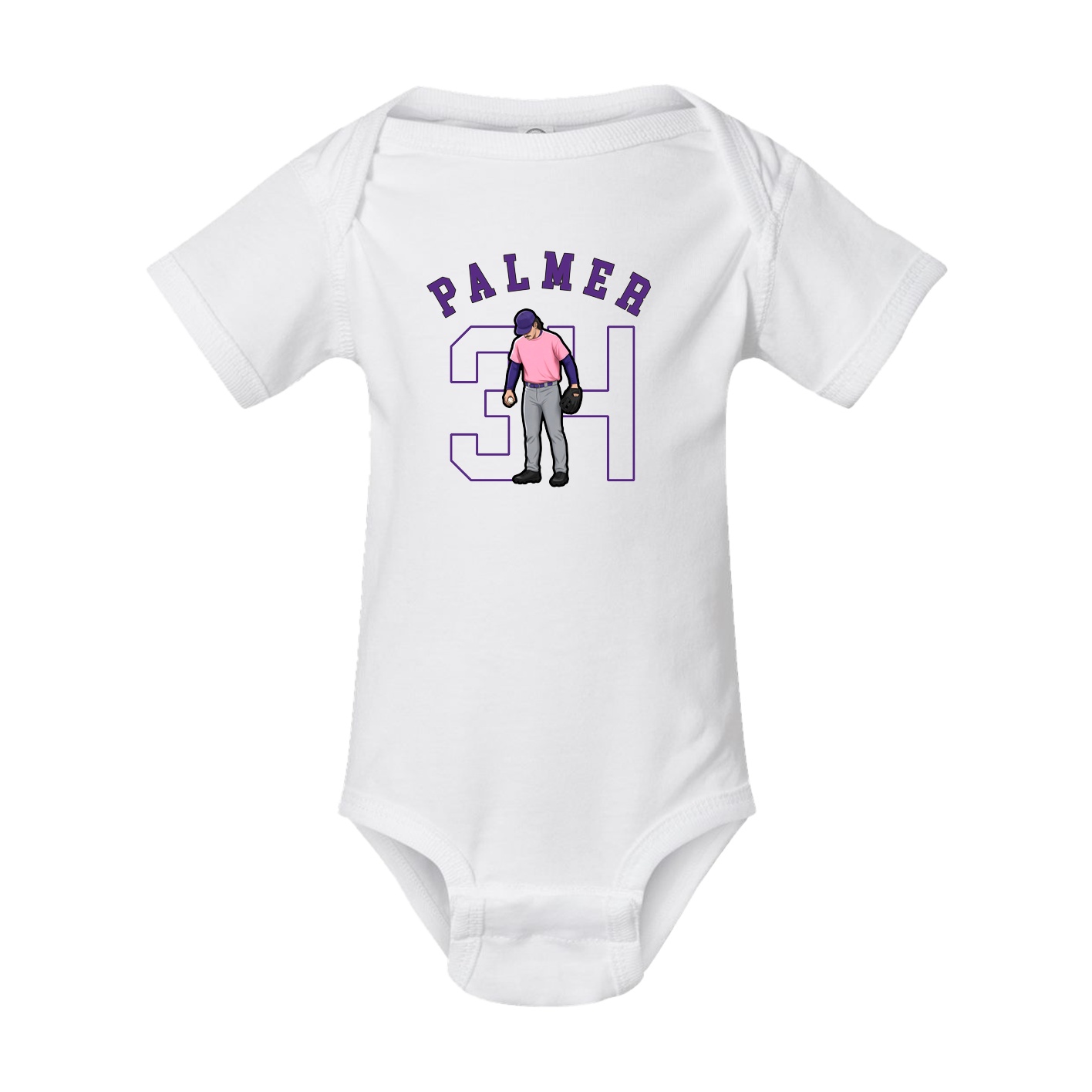 Baby Onesie — Shirsey Arch in White
