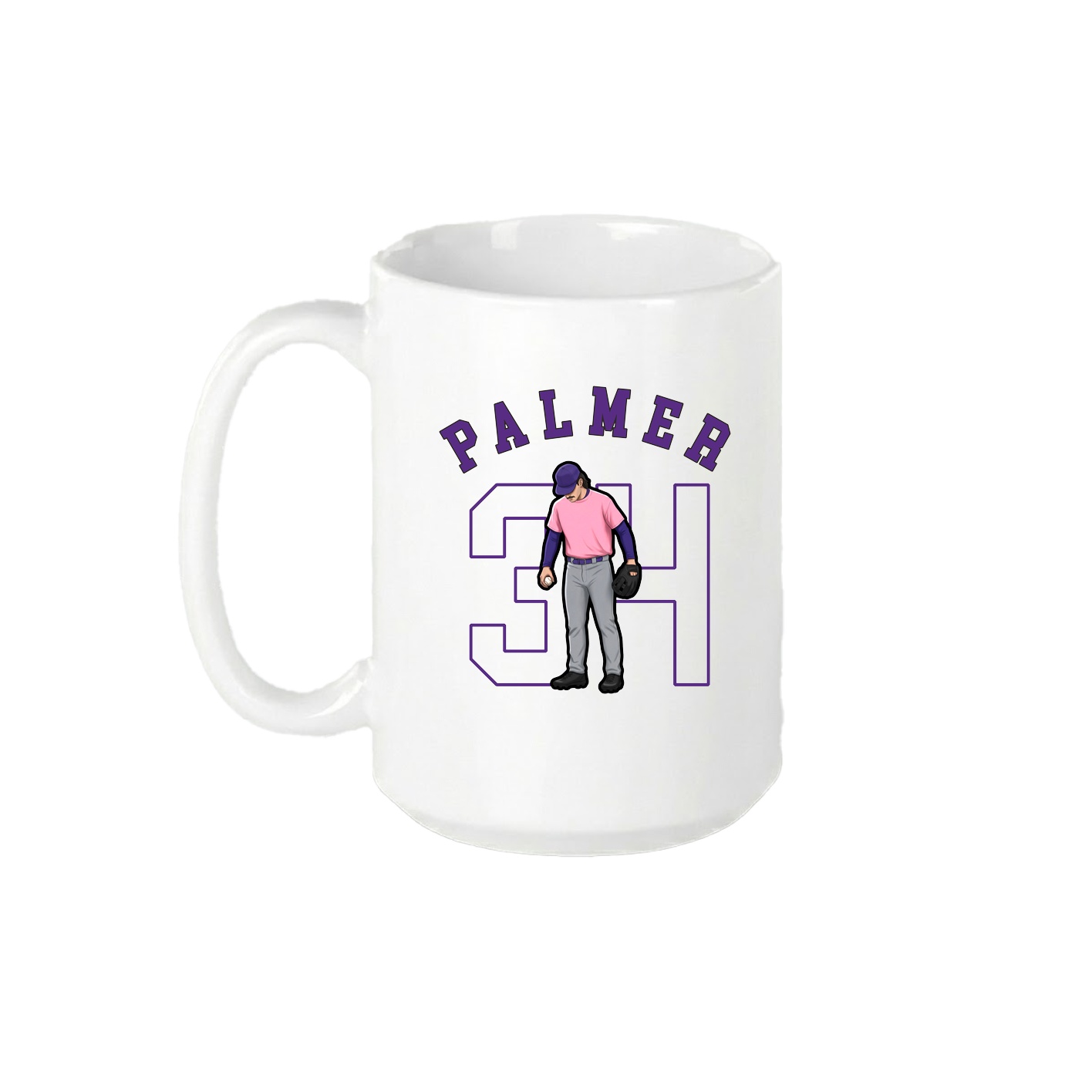 15oz Coffee Mug — Shirsey Arch in White