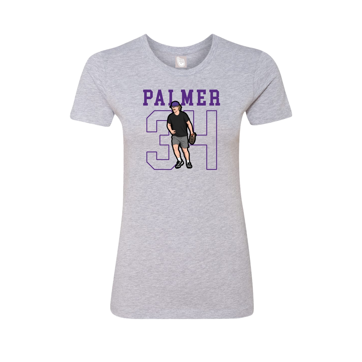 Fitted Women's Tee — Shirsey in Grey