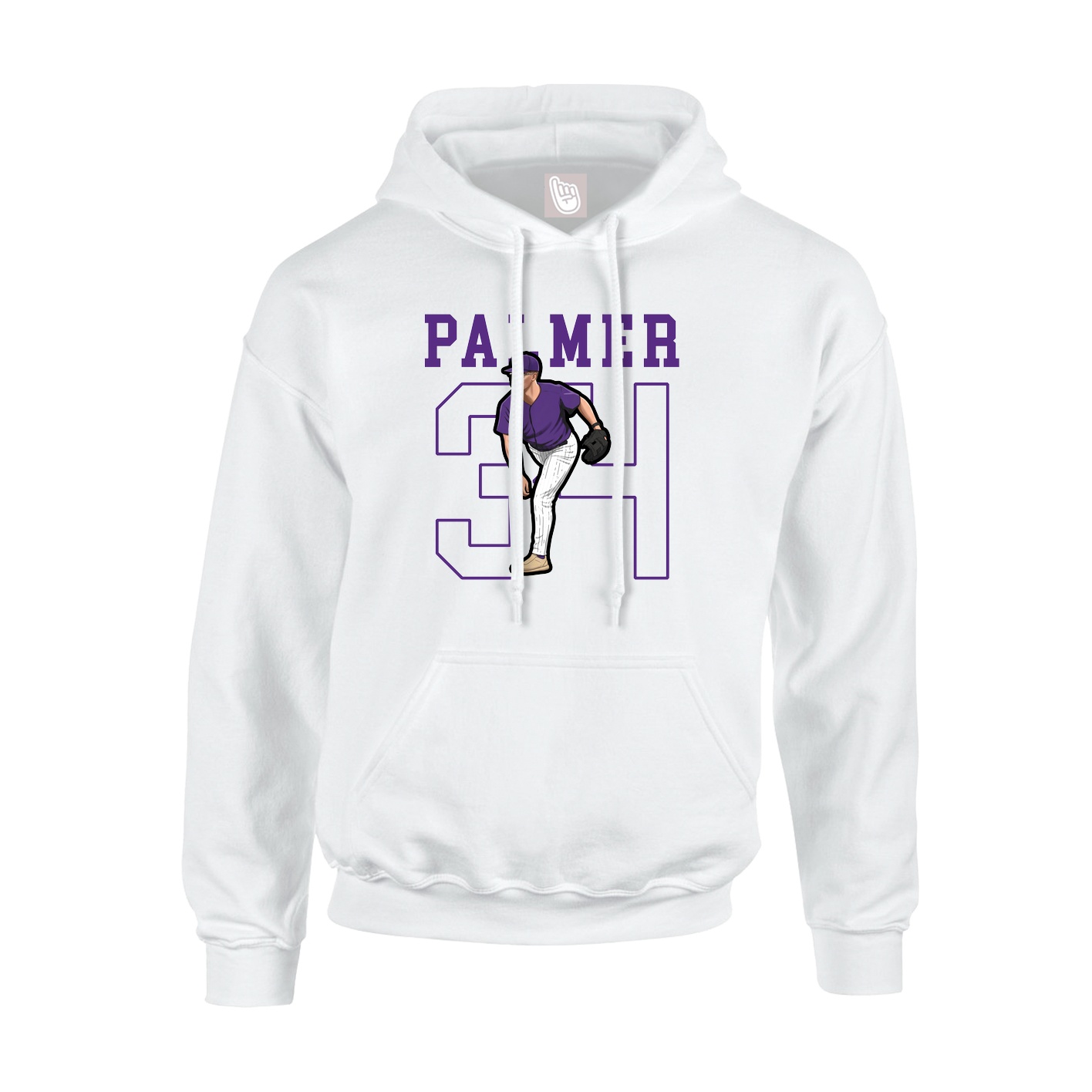 Hoodie — Shirsey in White