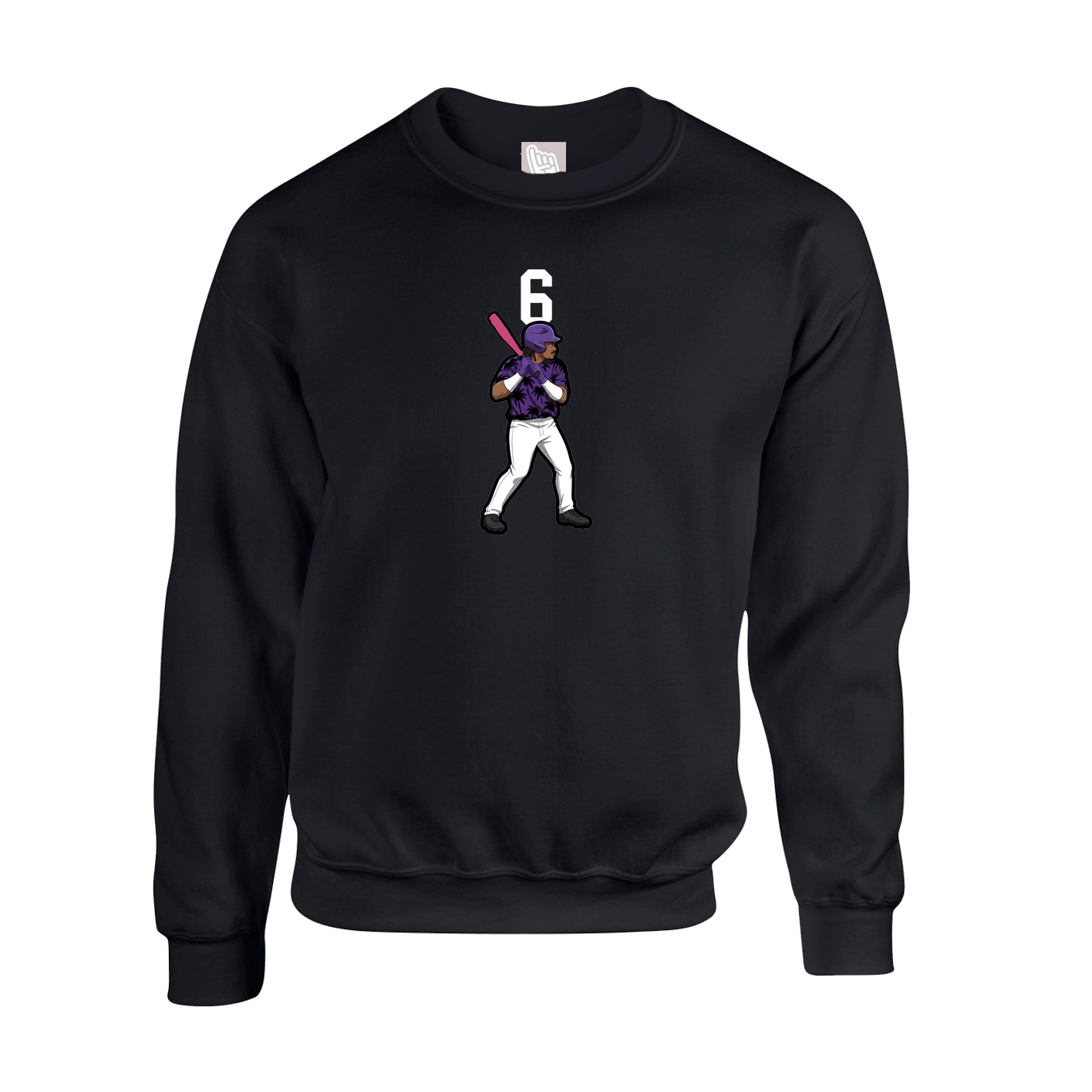 Fleece Crew — Classic in Black