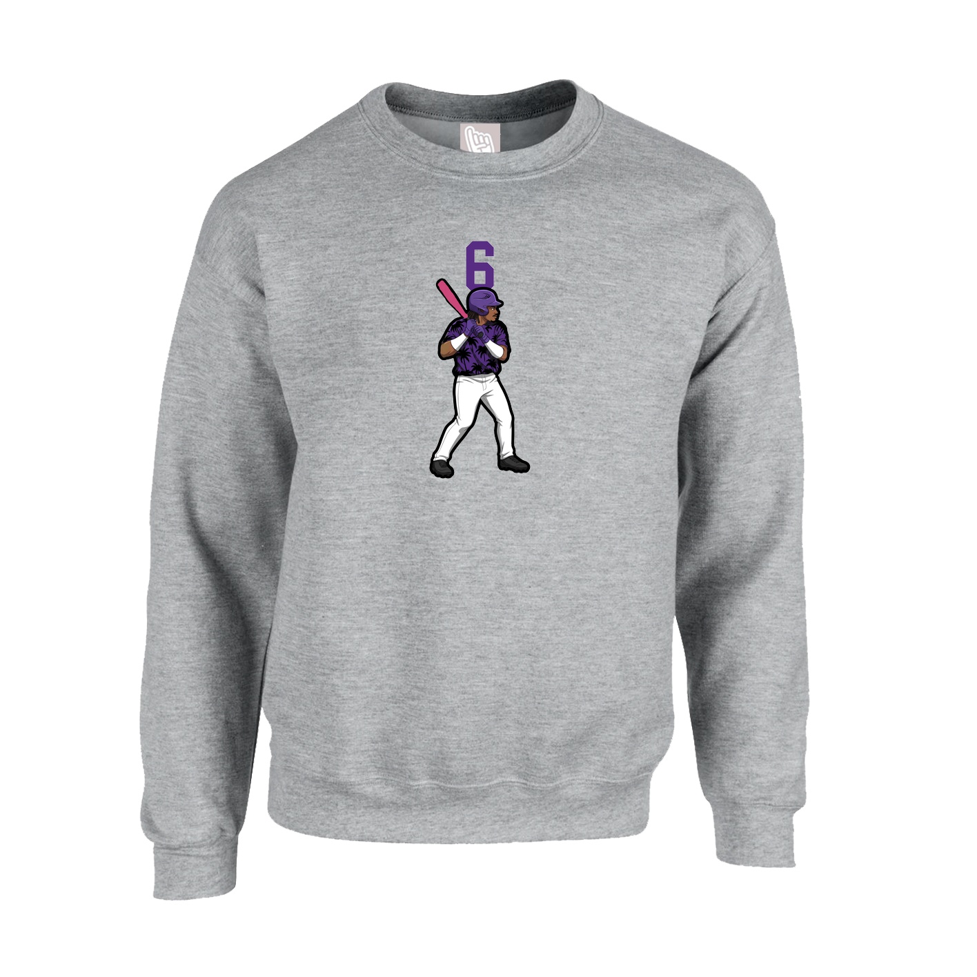 Fleece Crew — Classic in Grey