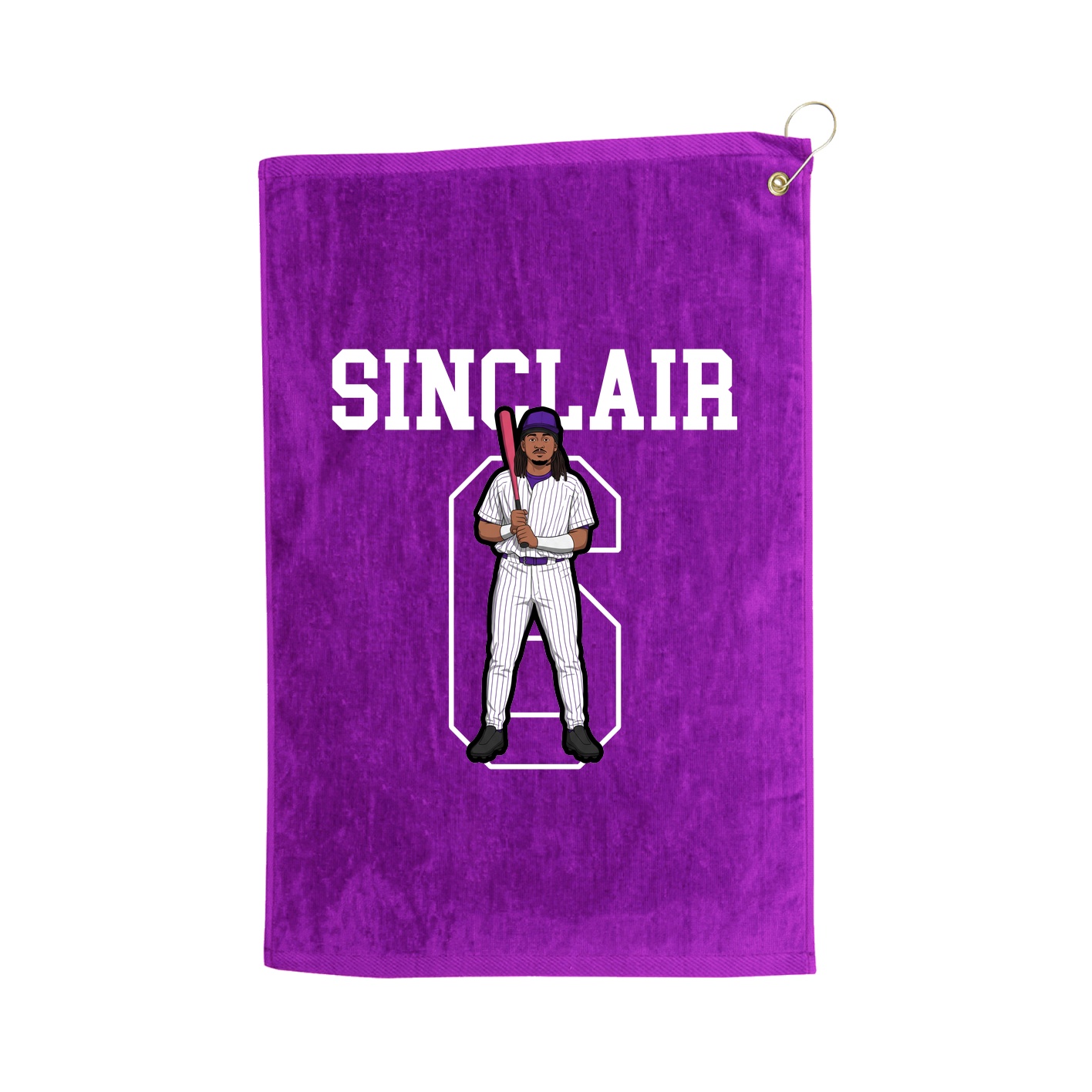 Golf Towel — Classic in Purple