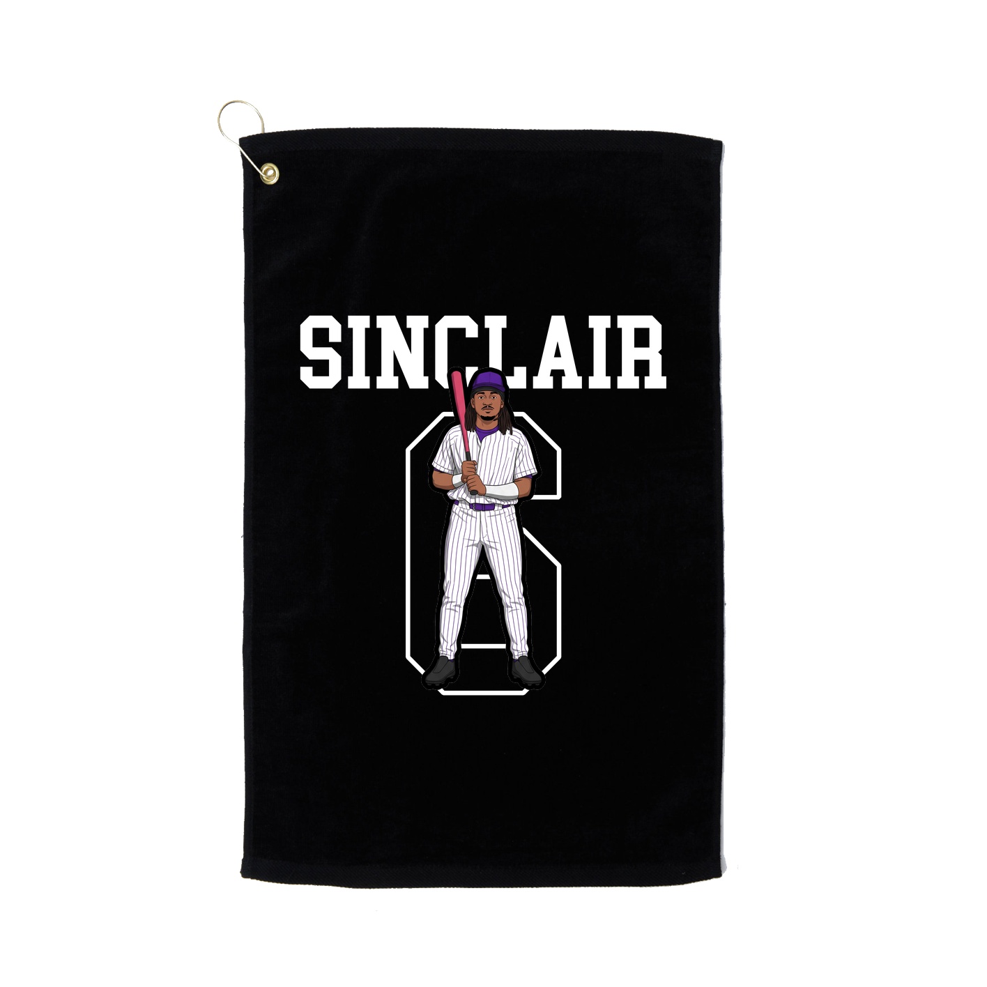 Golf Towel — Classic in Black