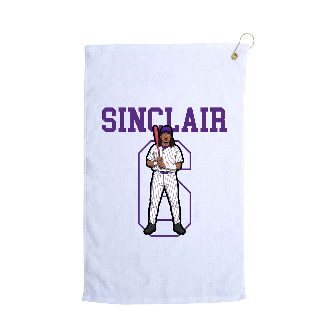 Golf Towel — Classic in White