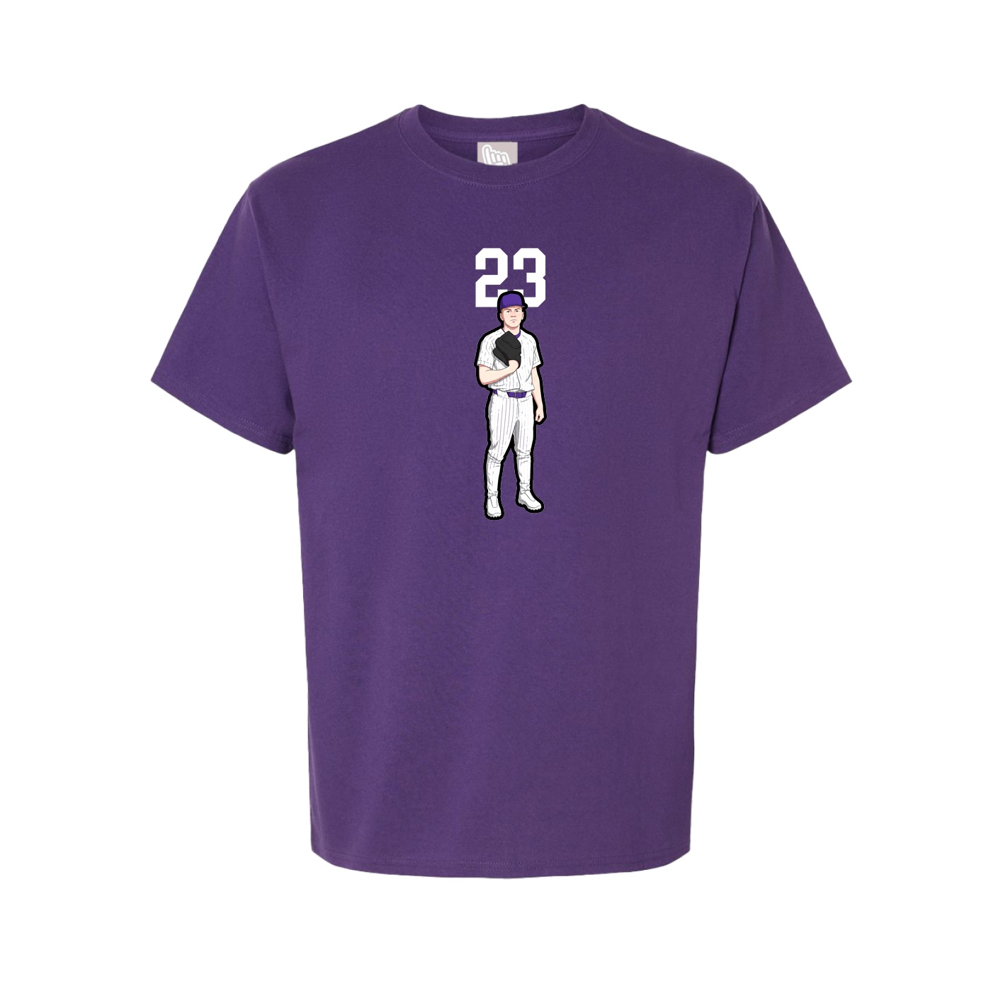 Tee — Number Top in Purple