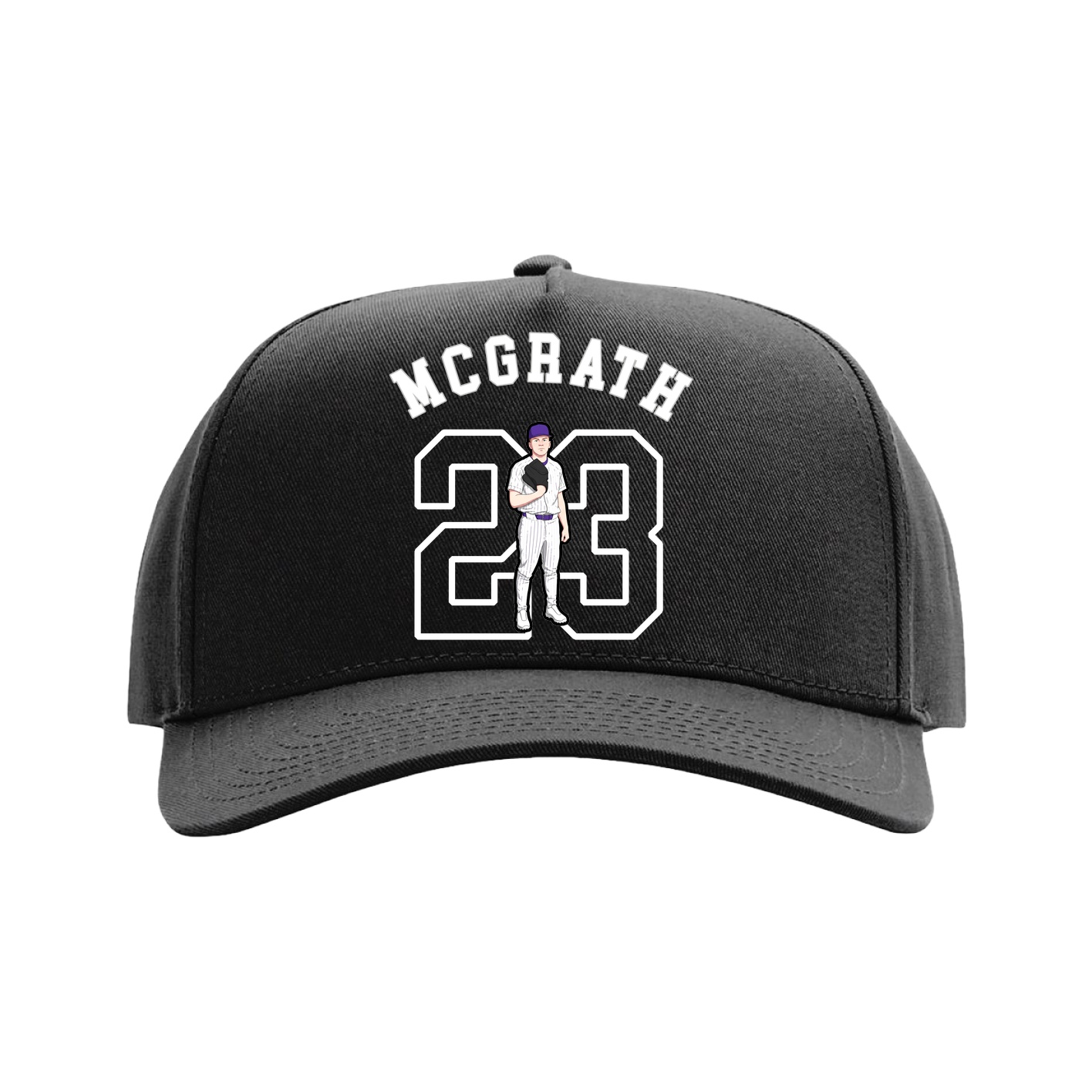 Full Fabric Five-Panel Champ Cap