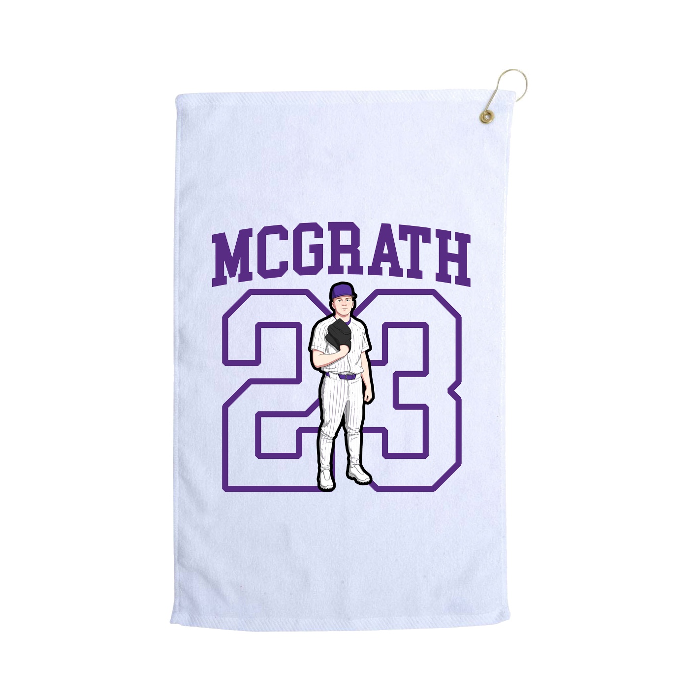 Golf Towel — Shirsey in White