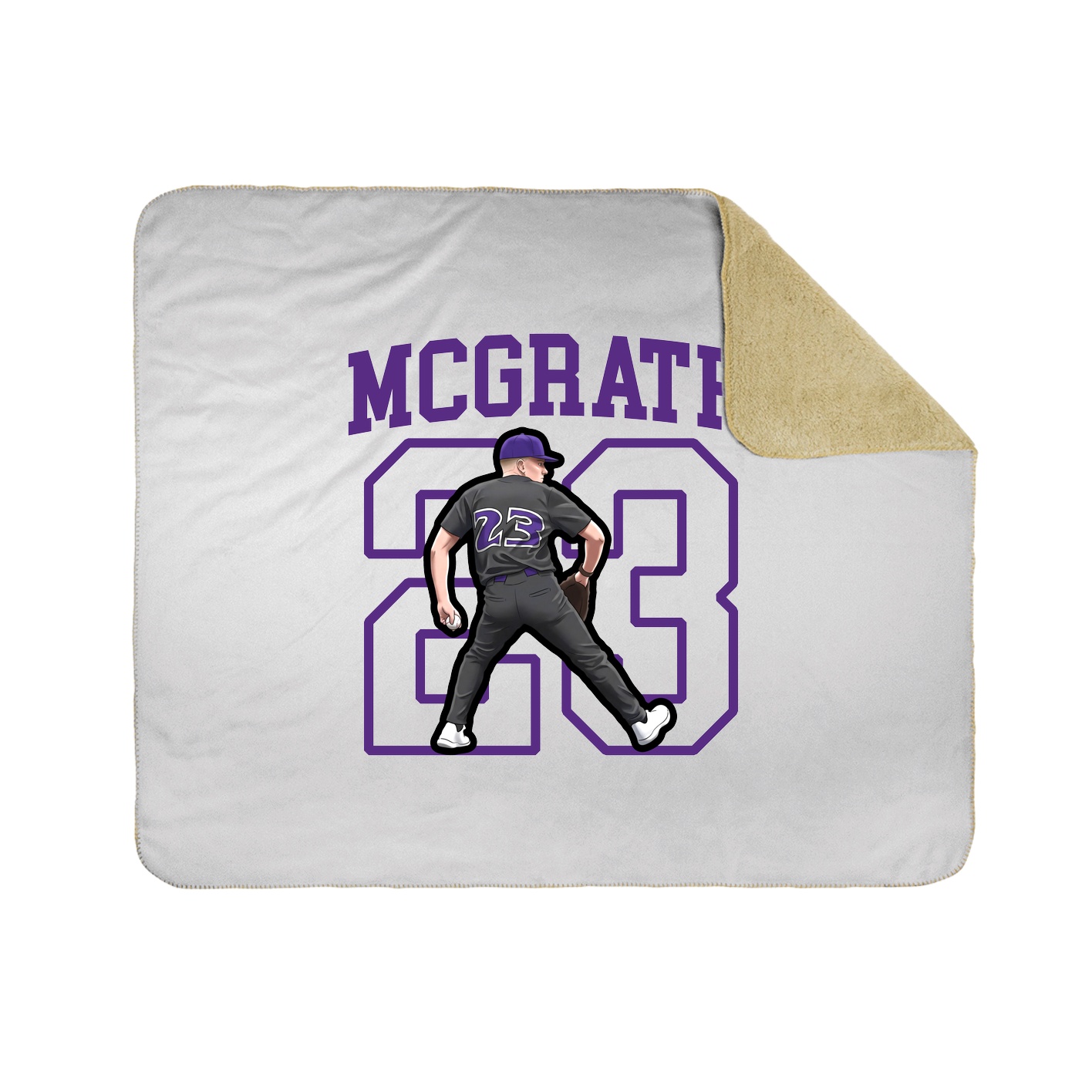 Throw Blanket — Shirsey in White