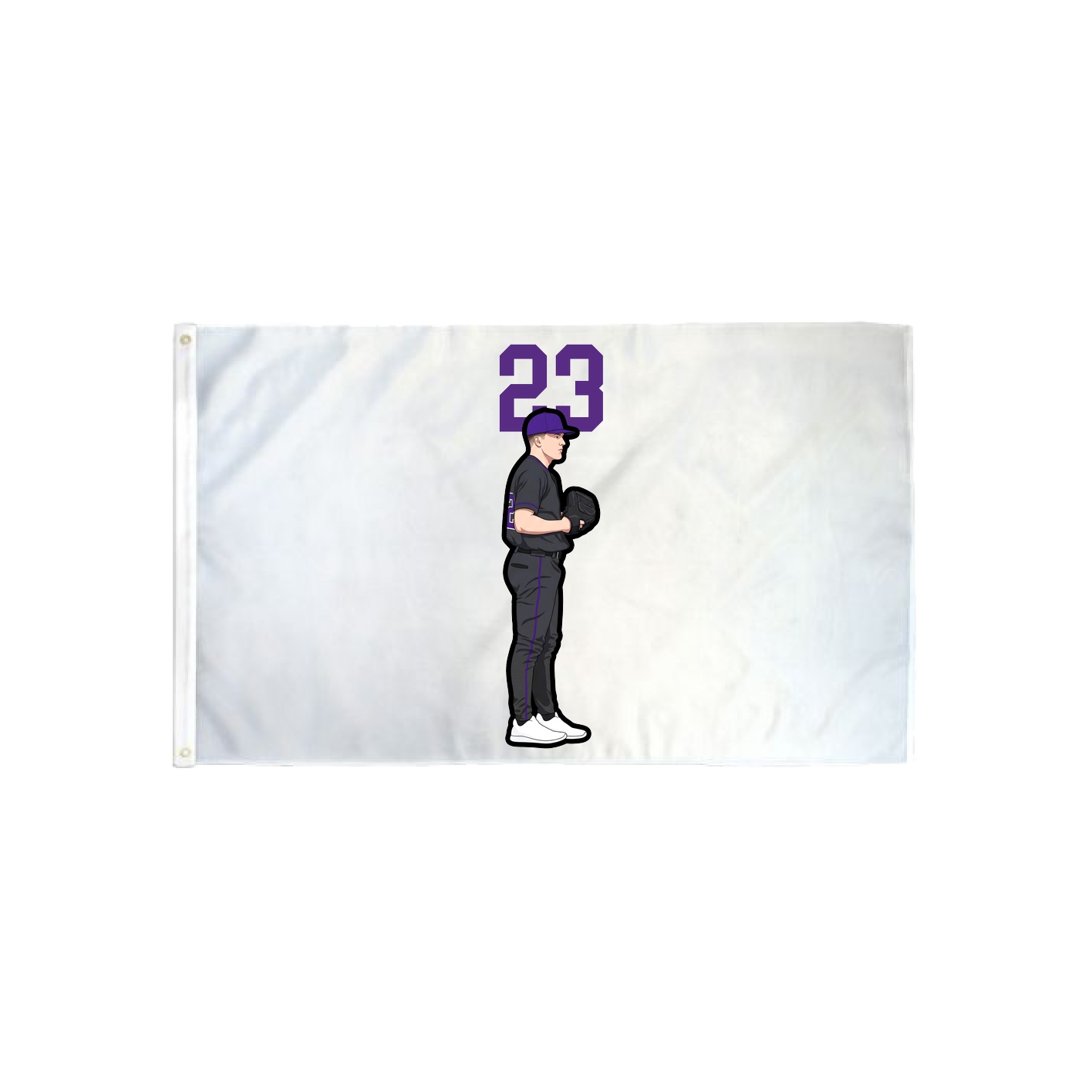 3x5 Flag — Number Top in Classic