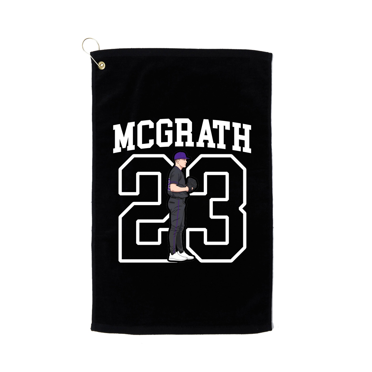 Golf Towel — Shirsey in Black
