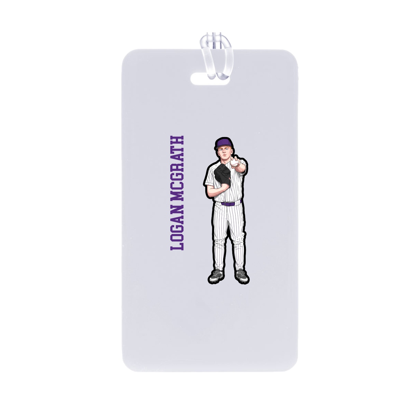 Bag Tag — Name Vertical in Classic