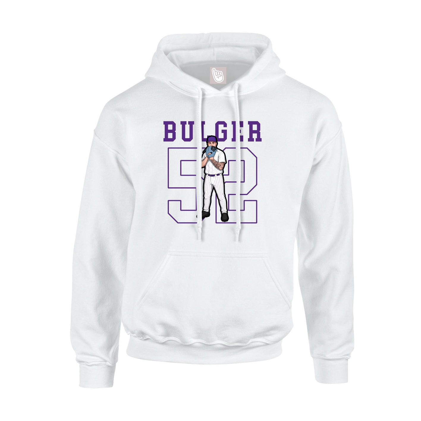 Hoodie — Shirsey in White