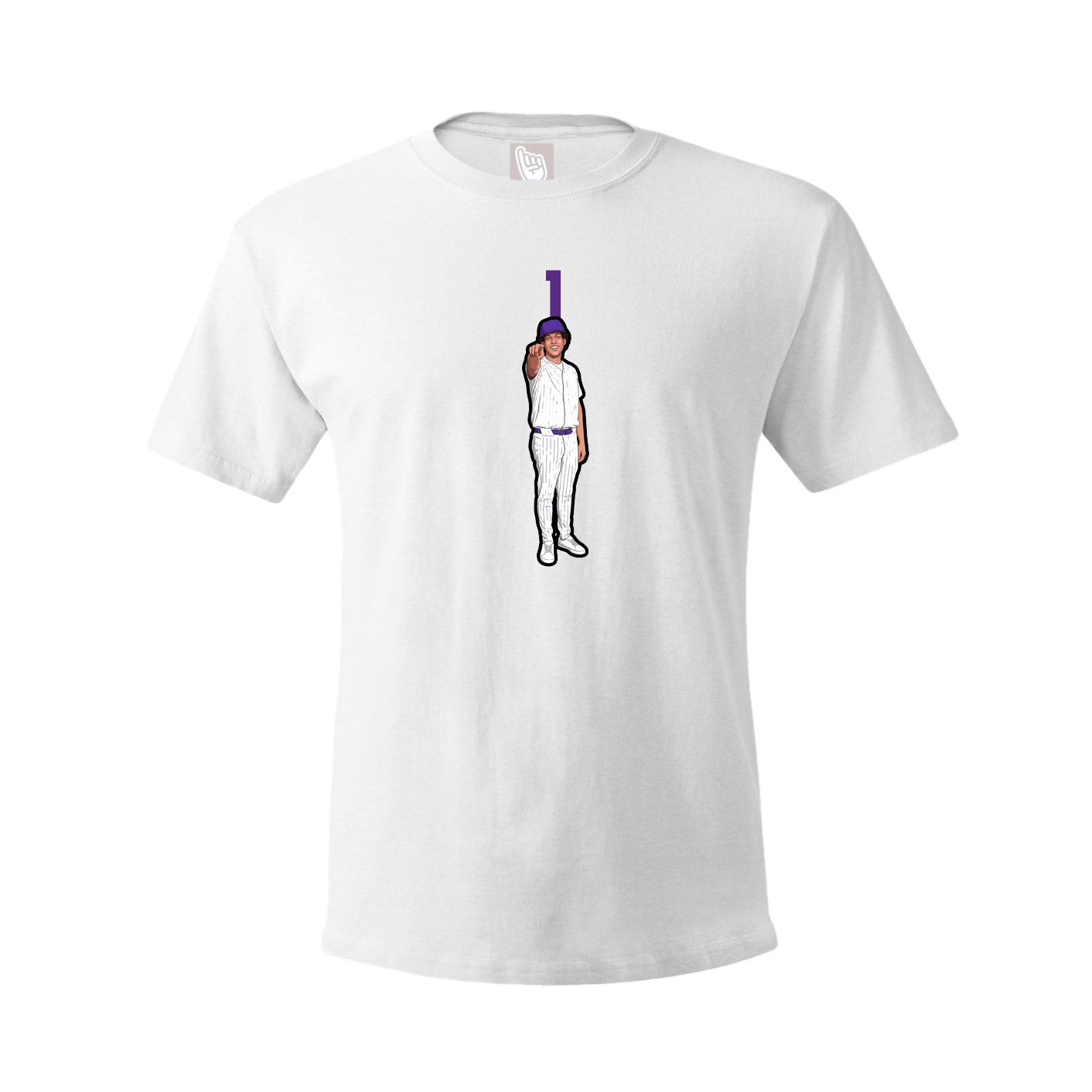 Tee — Number Top in White