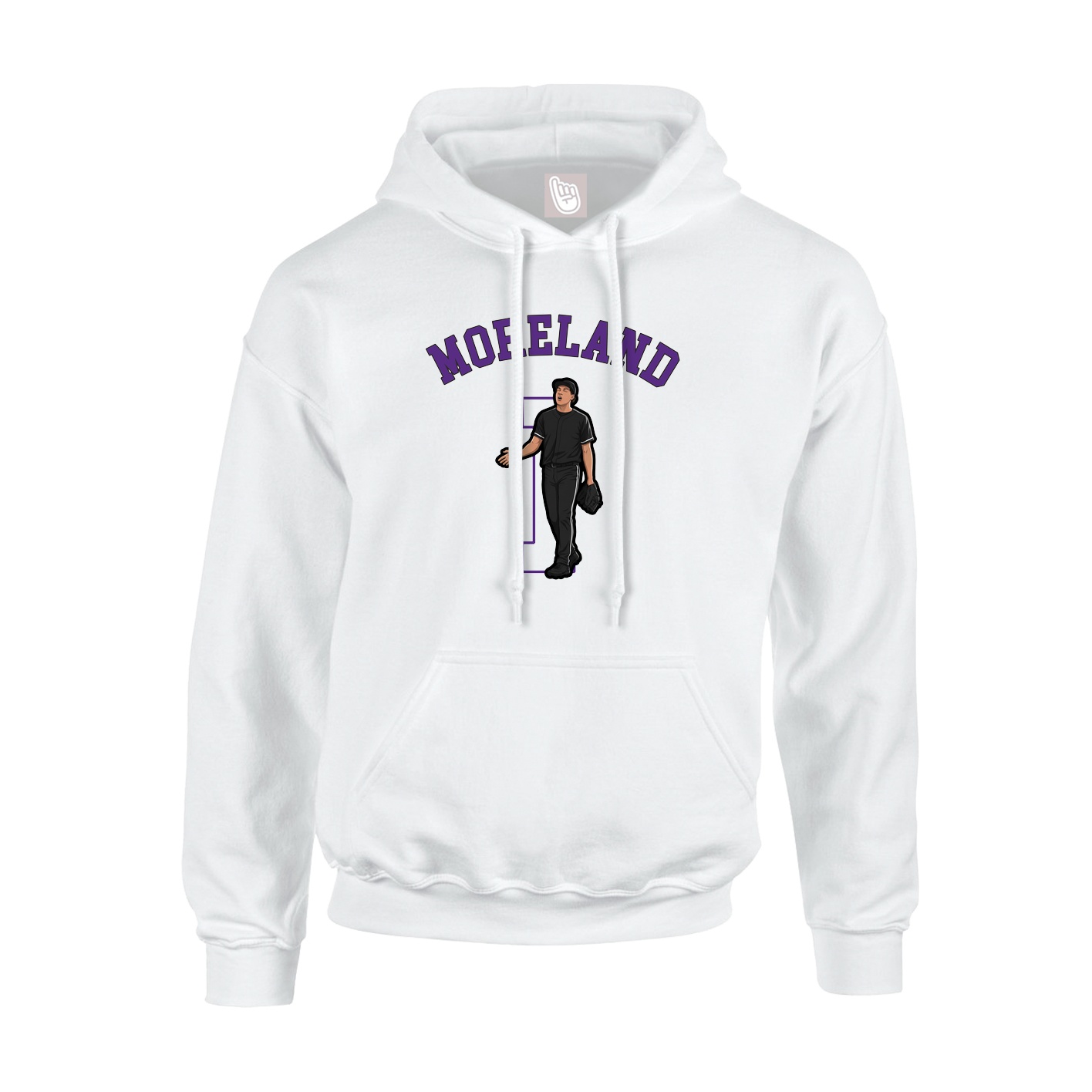 Youth Hoodie — Shirsey Arch in White
