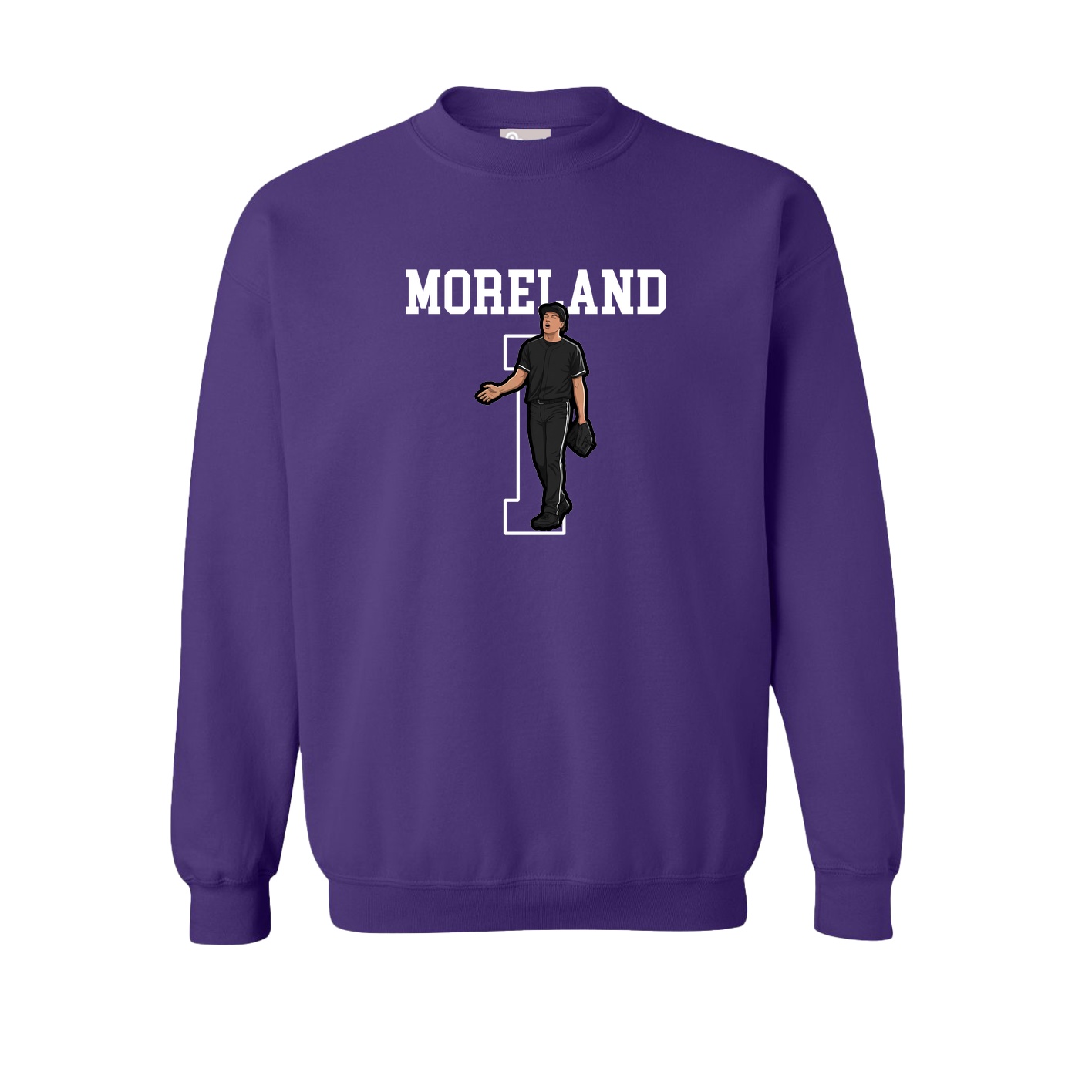 Fleece Crew — Shirsey in Purple