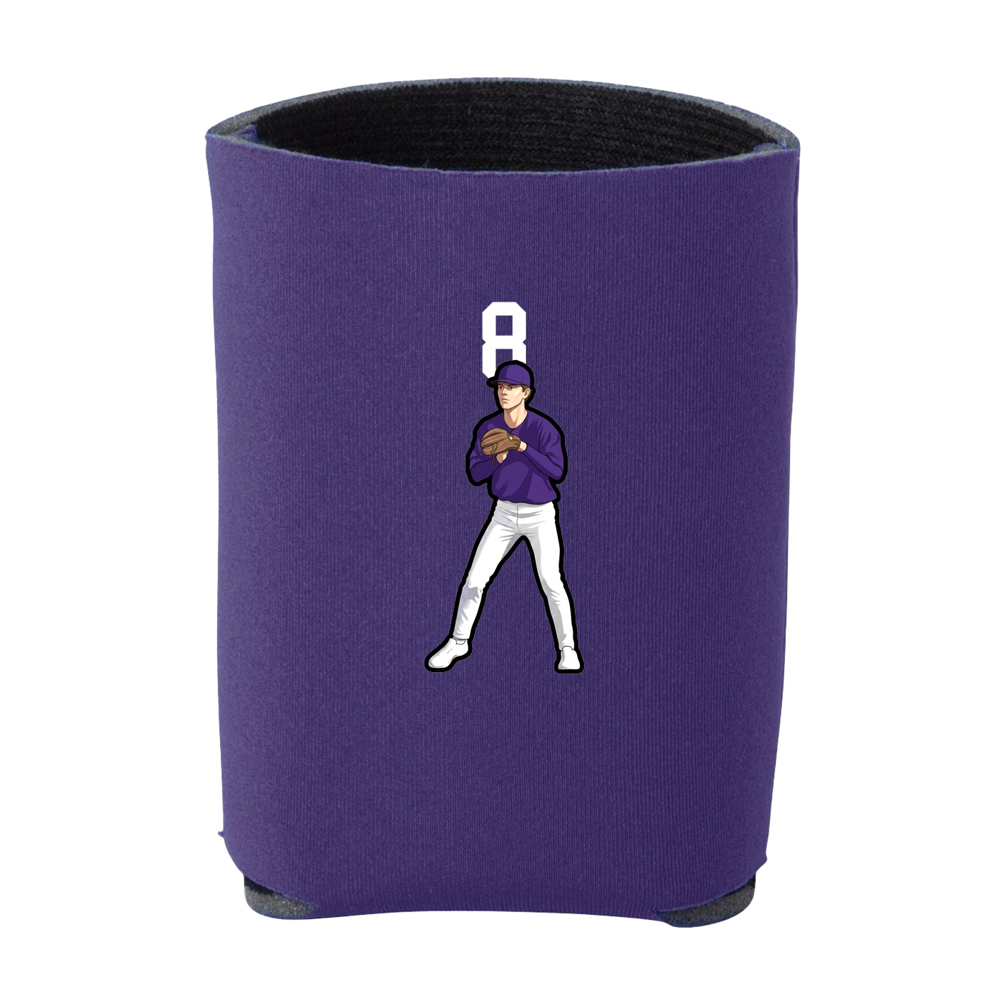 Can Holder — Number Top in Purple