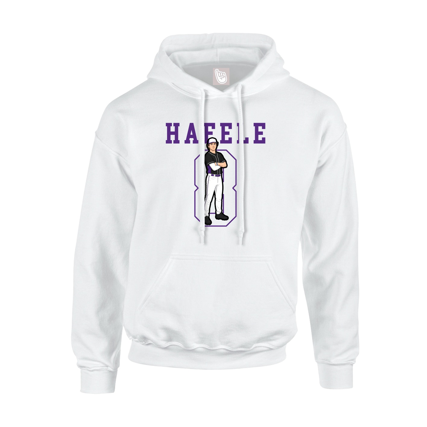 Hoodie — Shirsey in White