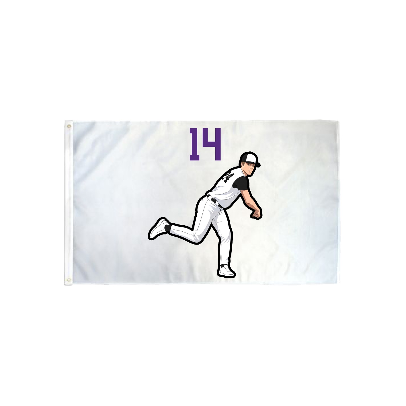 3x5 Flag — Number Top in Classic