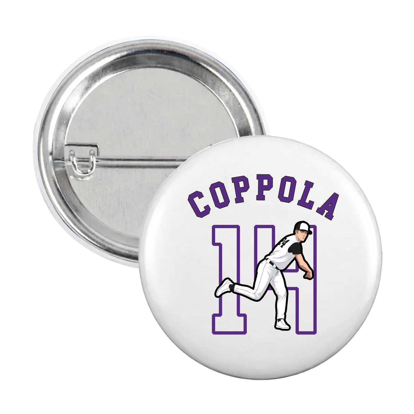 Game Day Button — Shirsey Arch in White