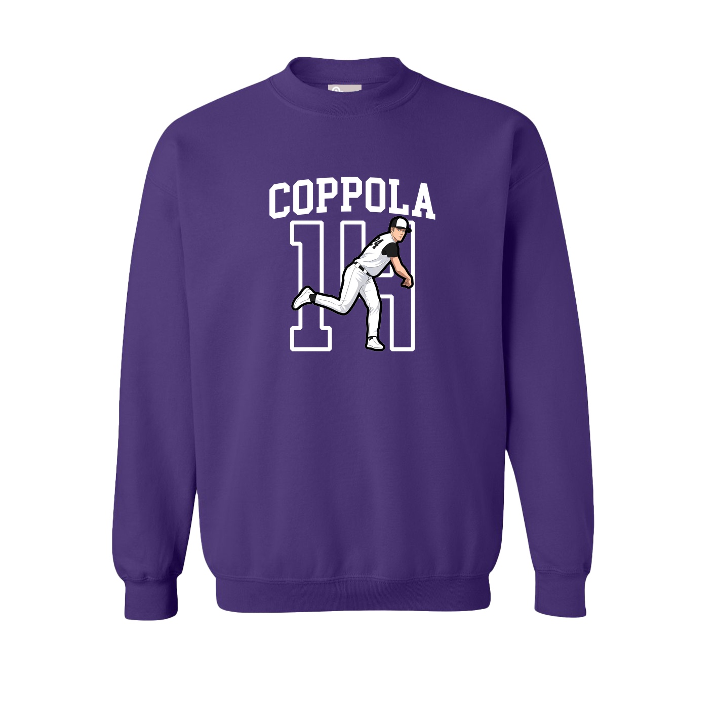 Fleece Crew — Shirsey in Purple