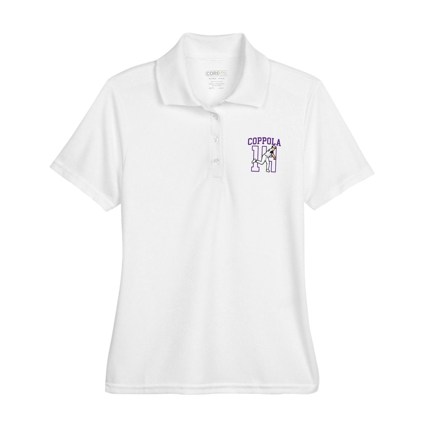 Womens Performance Polo — Shirsey in White